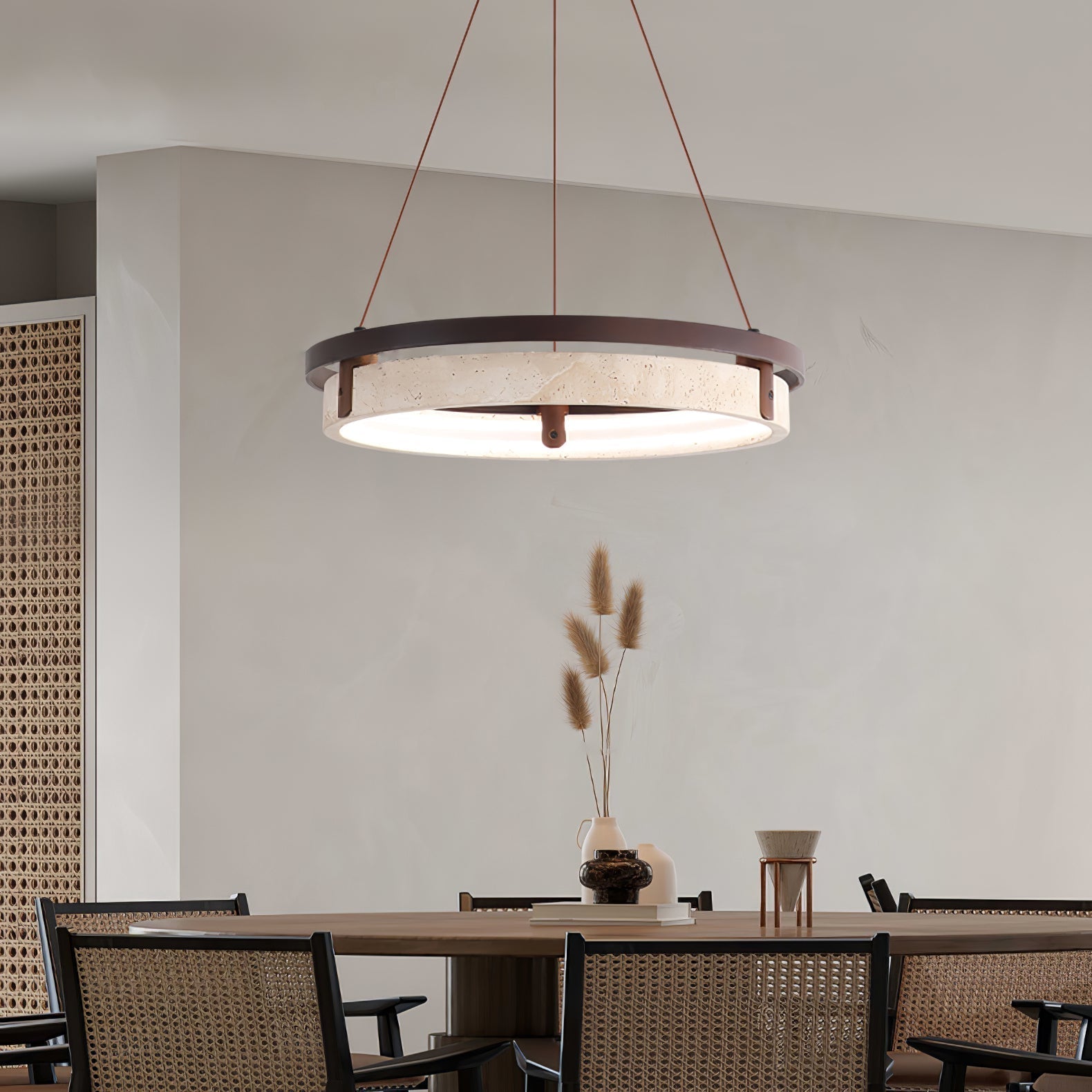 Veraearae Travertine Pendant Light - Neutralighting