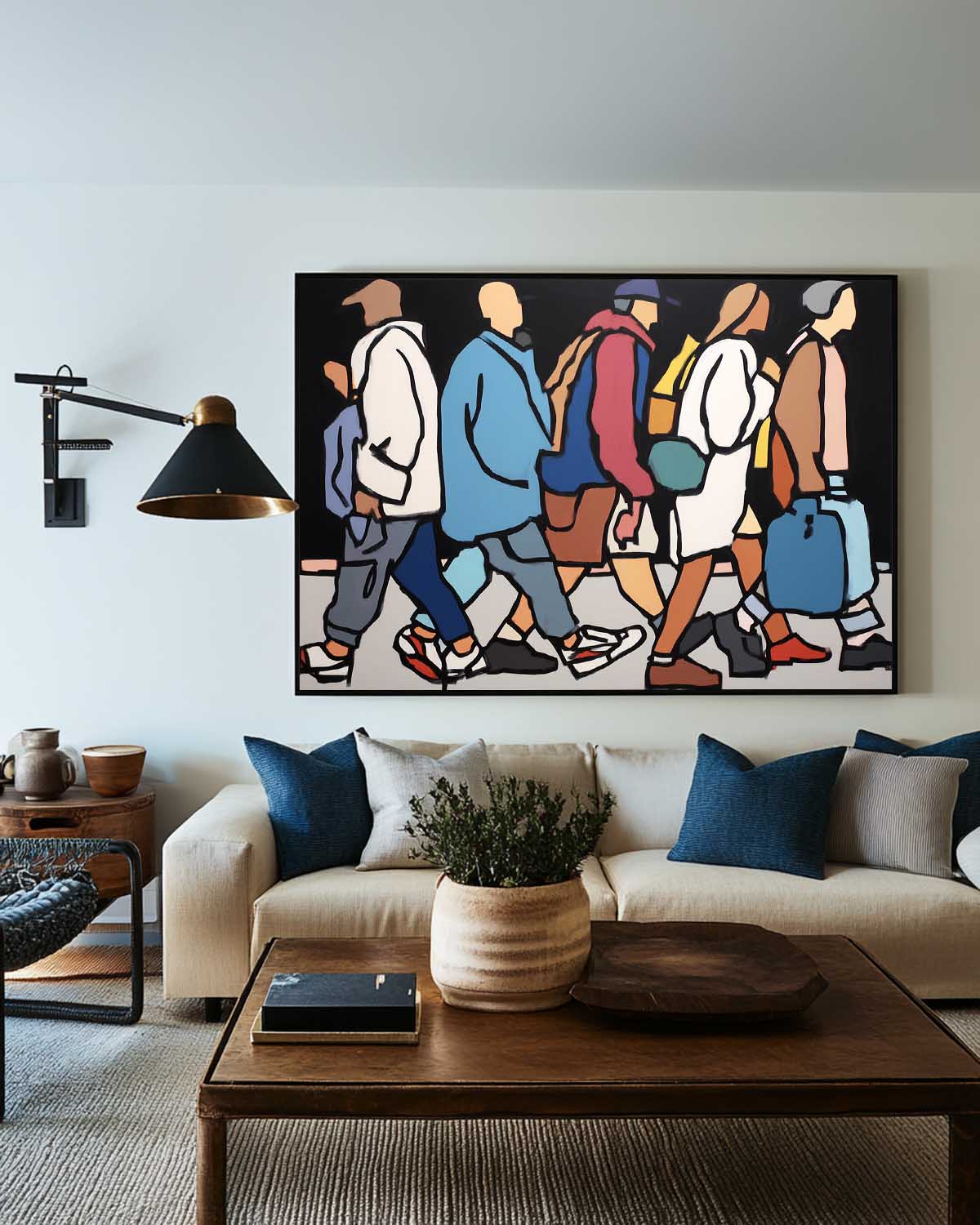 Modern Abstract Painting ABAH194 - Neutralighting