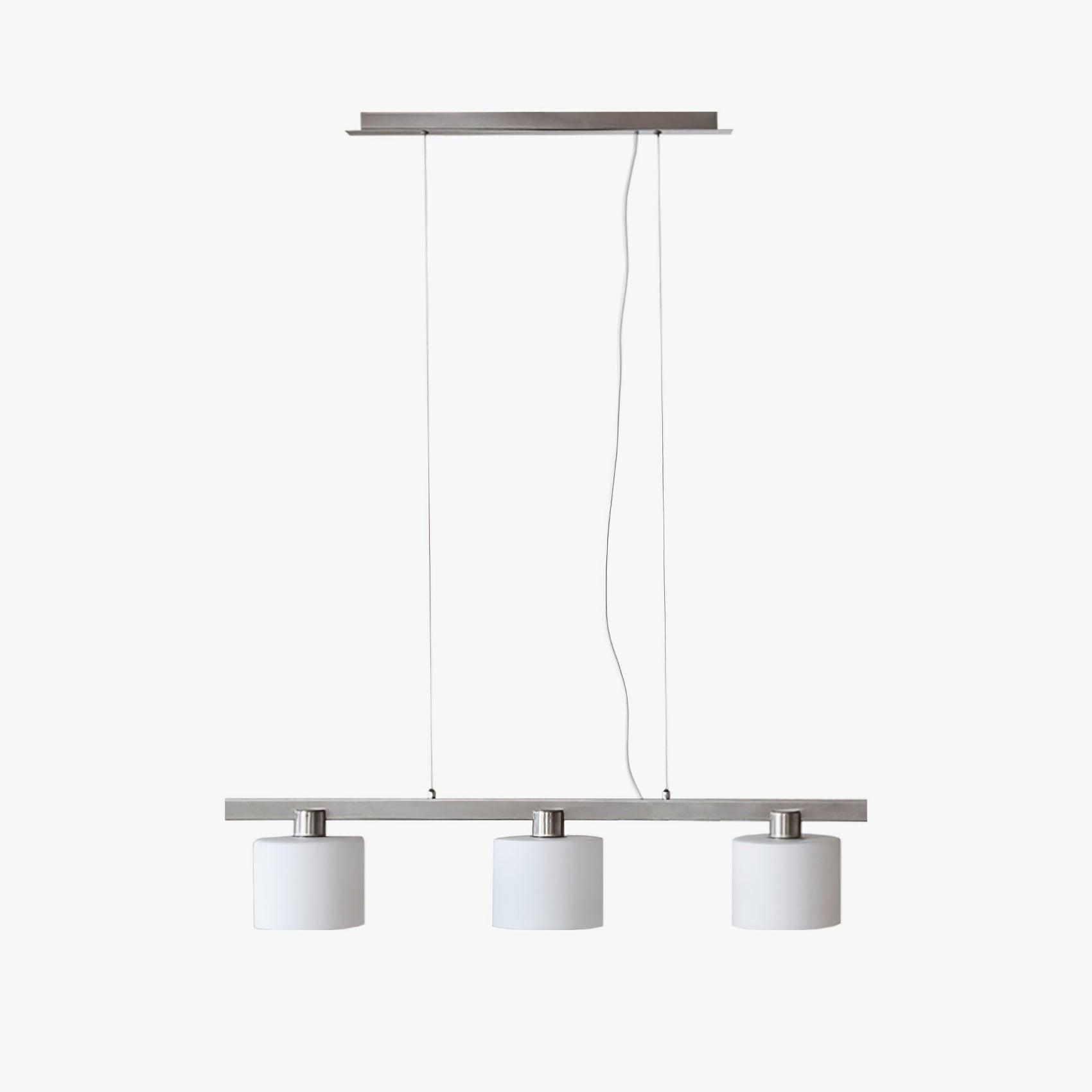 Arisha White Cluster Pendant Light, 3 Heads, Metal/Glass - Neutralighting