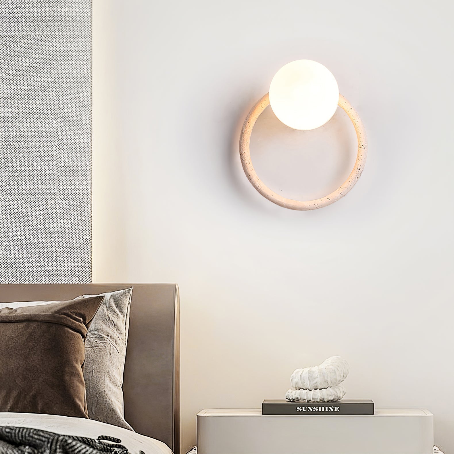 Idoryra Travertine Wall Light - Neutralighting