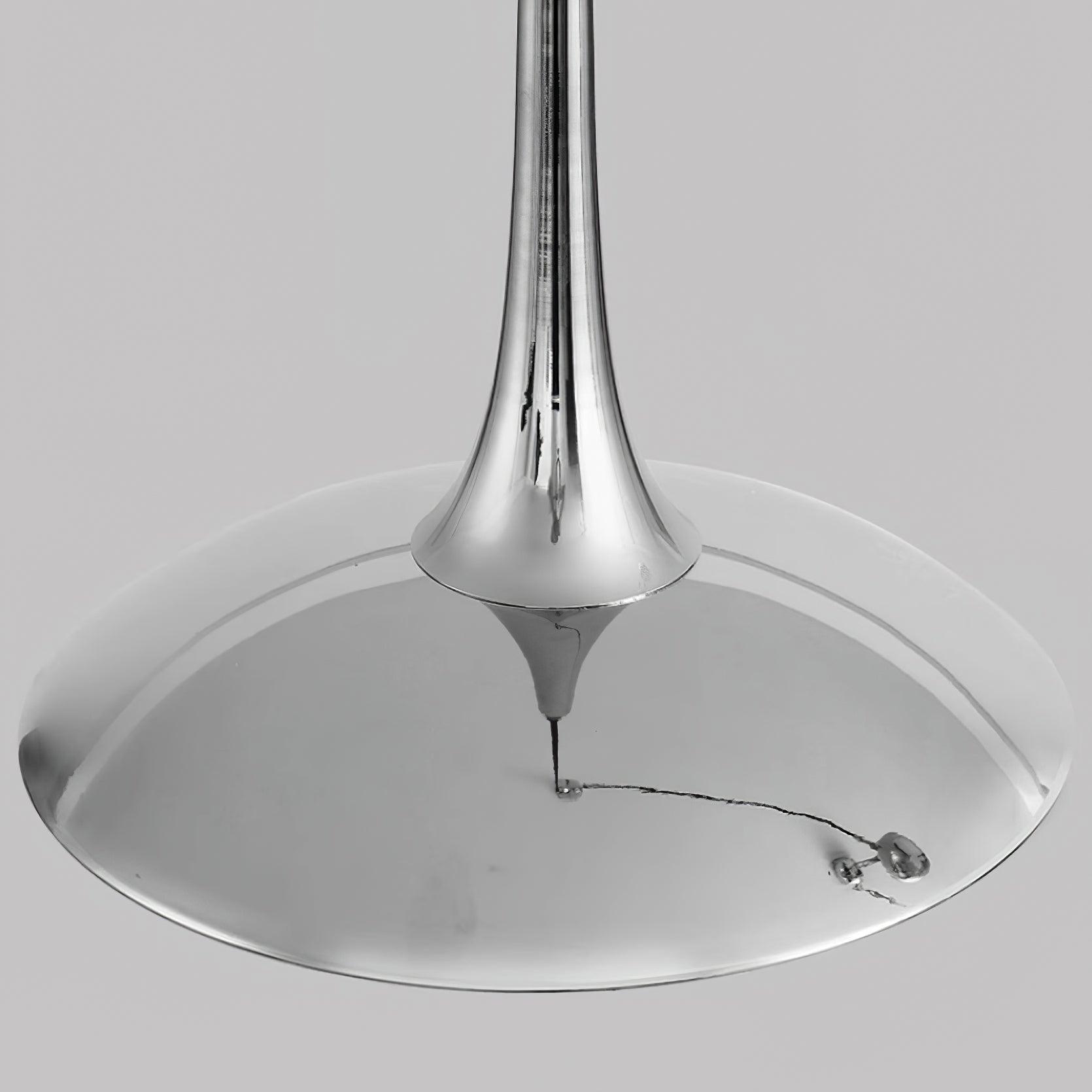 Pendant Lamp Adjustable Pulley Drop Chrome Finish Sleek Modern - Neutralighting