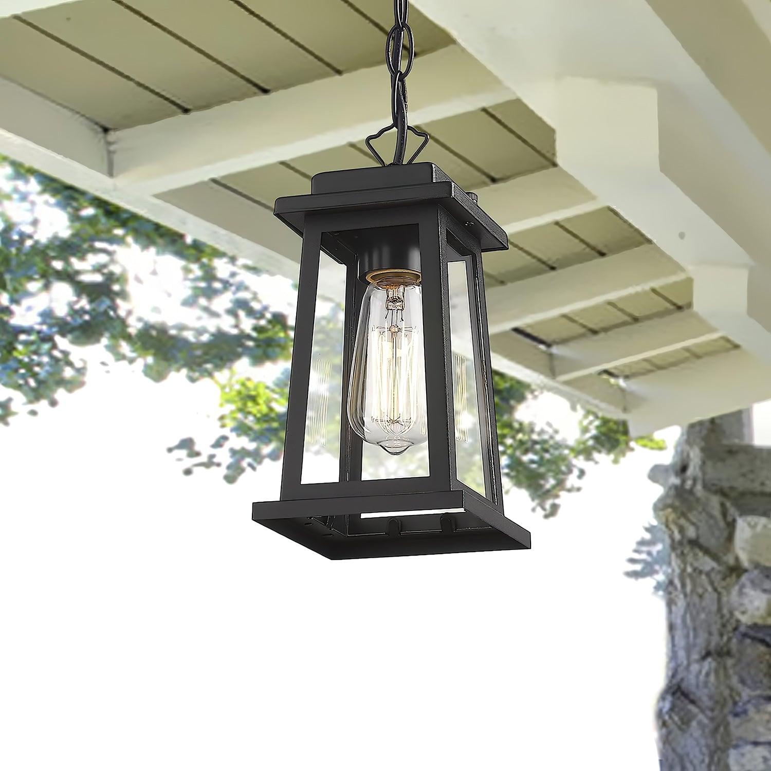 Ray Outdoor Lantern Pendant Light