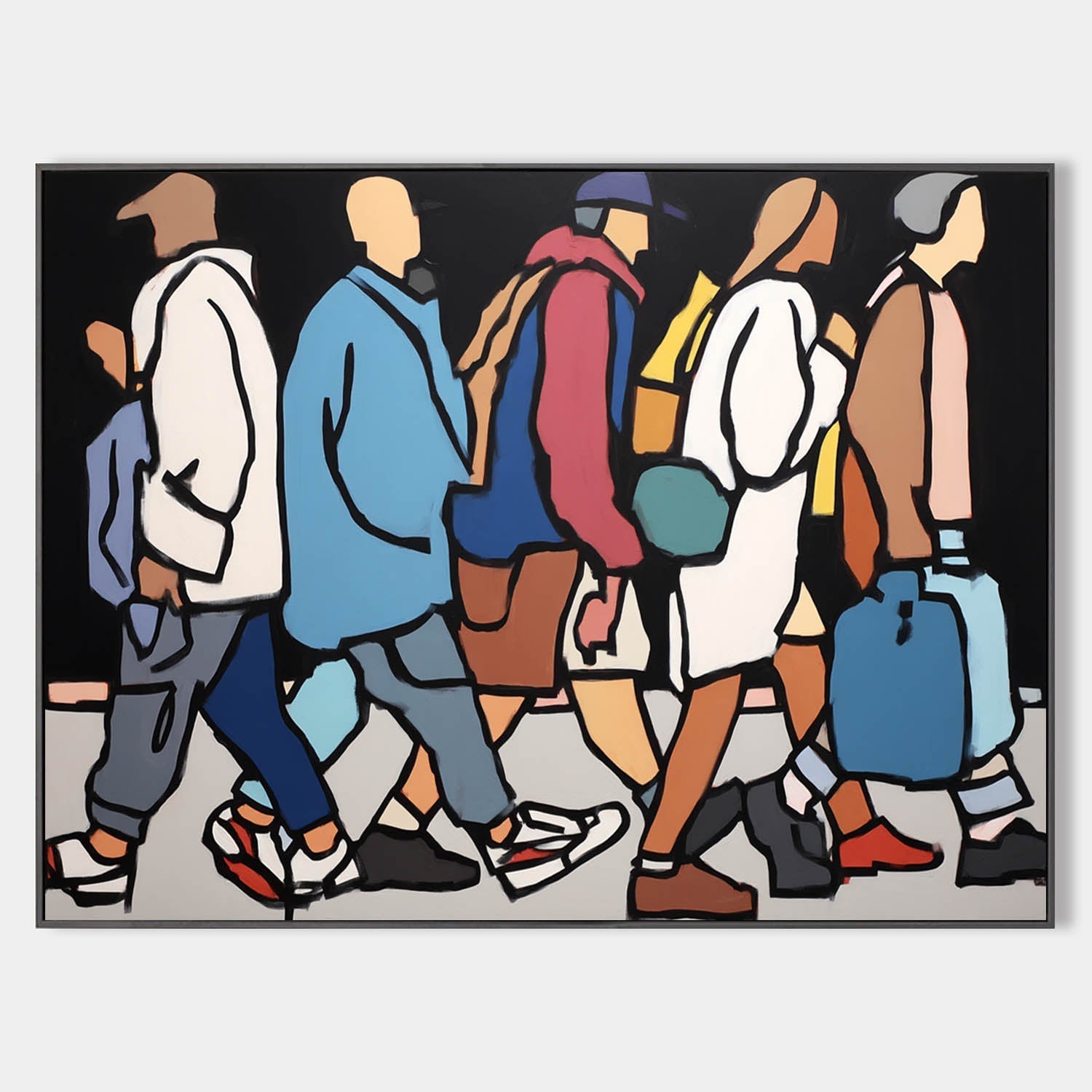 Modern Abstract Painting ABAH194 - Neutralighting