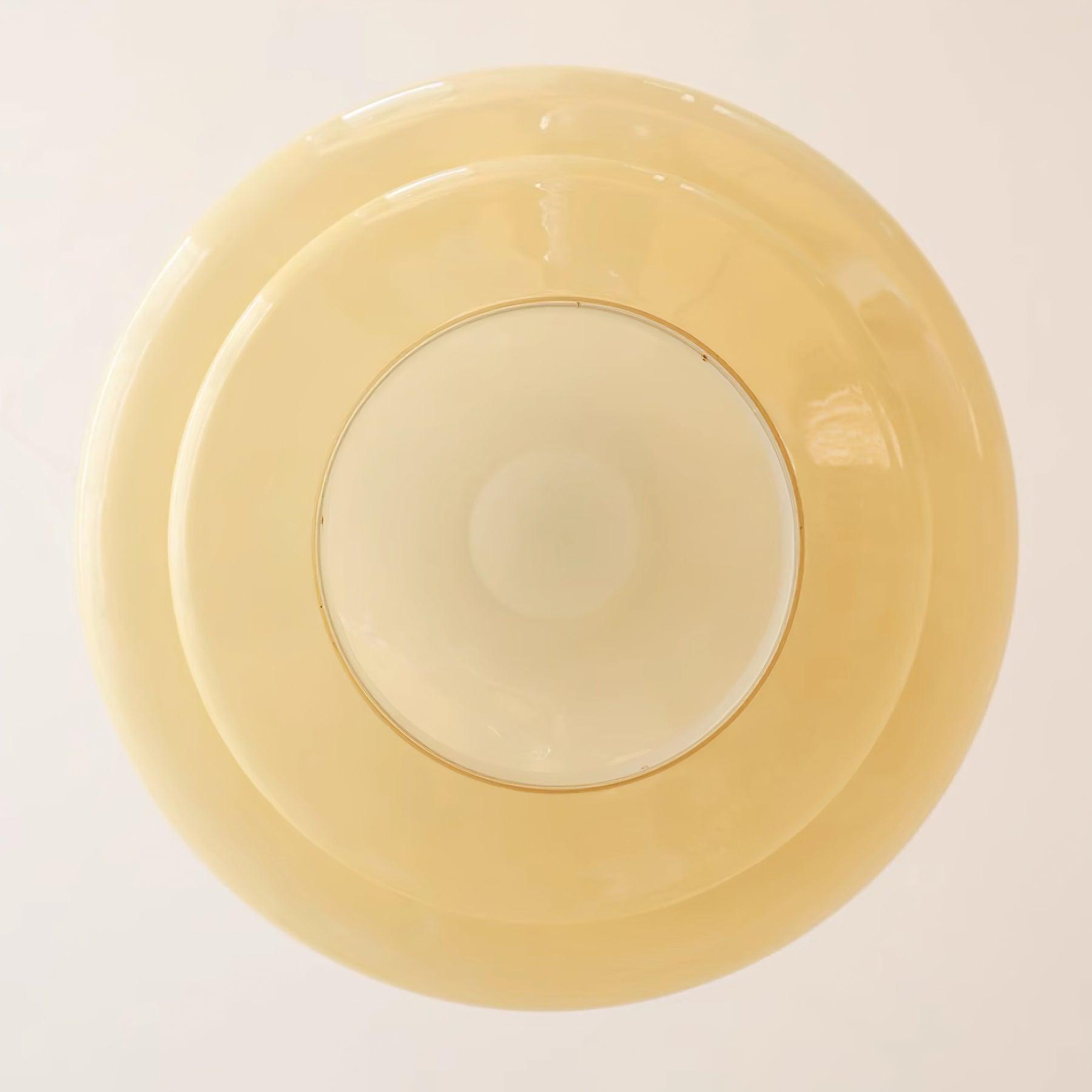 Pendant Lamp Layered Glass Dome Retro Silhouette Warm Ambient Glow - Neutralighting
