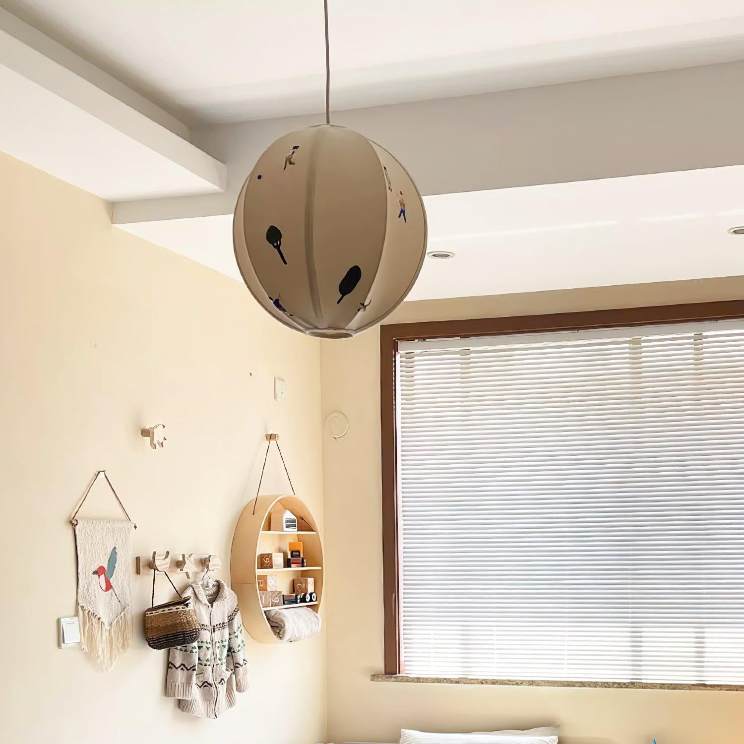 Elva Pendant Light Paper Ball Drawing - Neutralighting