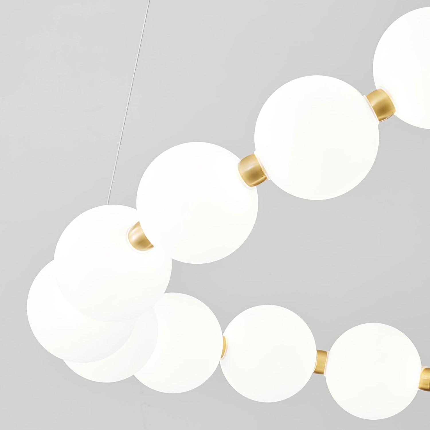Pearl Modernl Glass Chandelier - Blowlighting