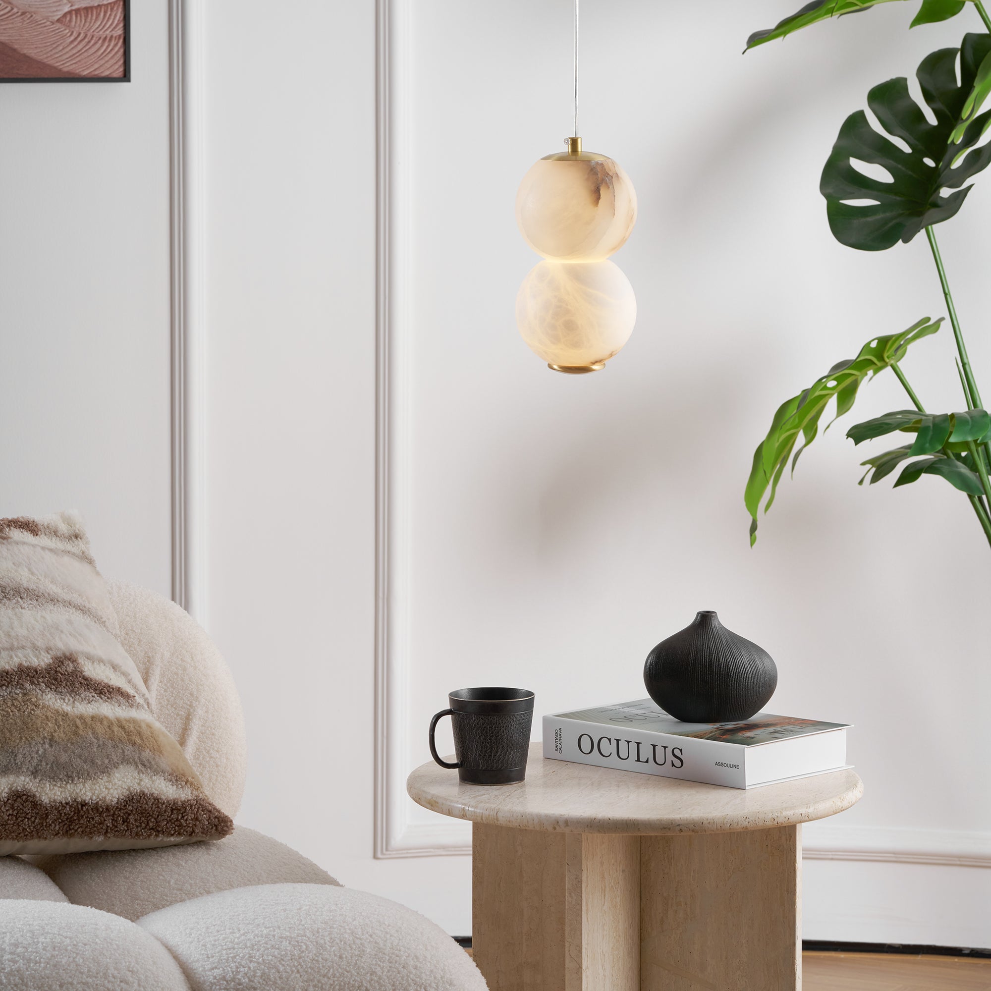 Ritta Alabaster Pendant Light Head 2 /3/4 - Neutralighting
