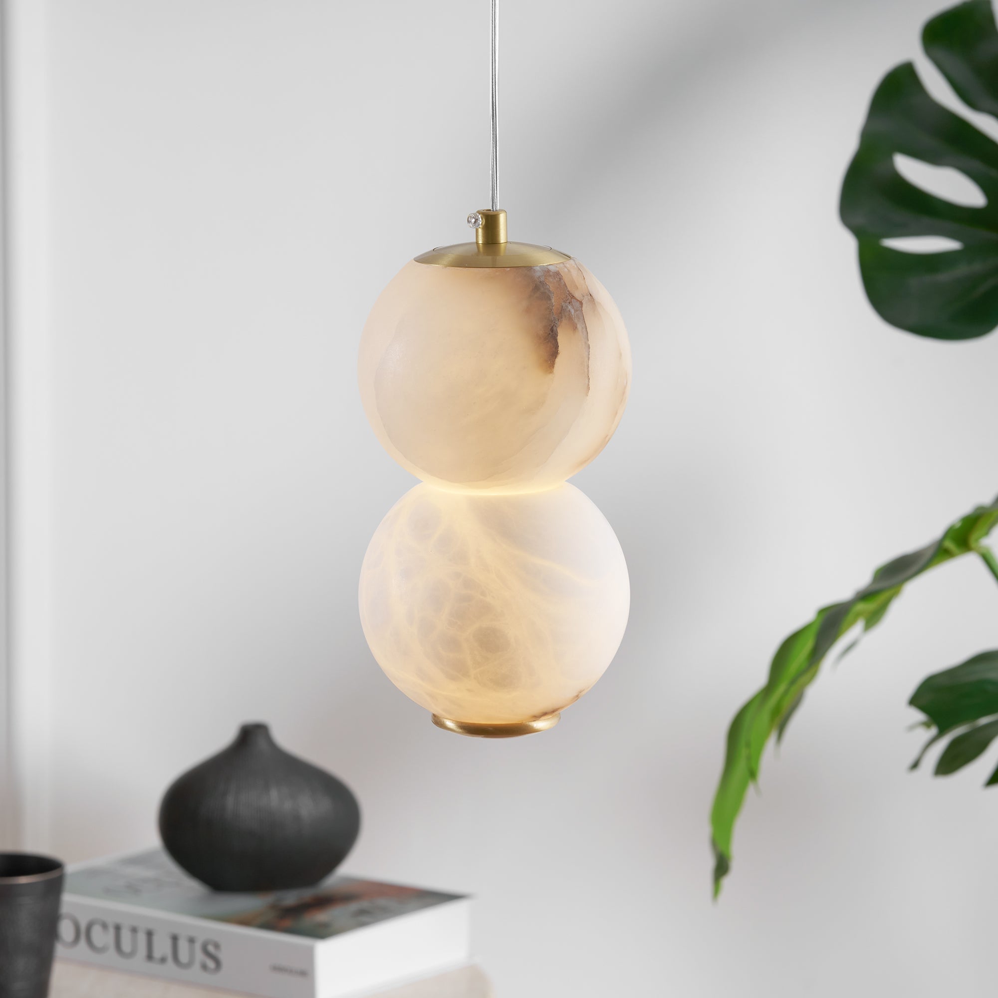 Ritta Alabaster Pendant Light Head 2 /3/4 - Neutralighting