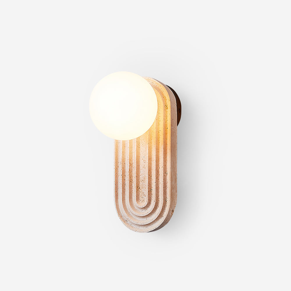 Pebivo Travertine Wall Lamp - Neutralighting