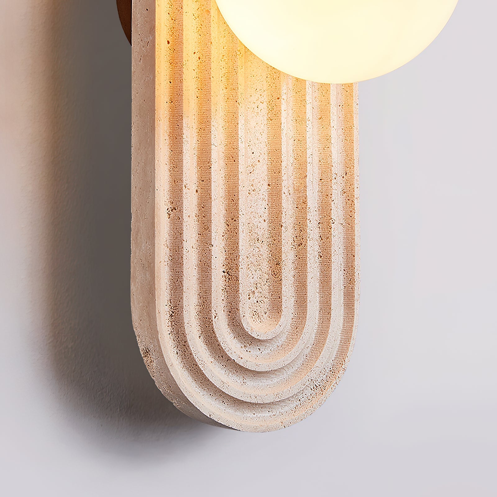 Pebivo Travertine Wall Lamp - Neutralighting