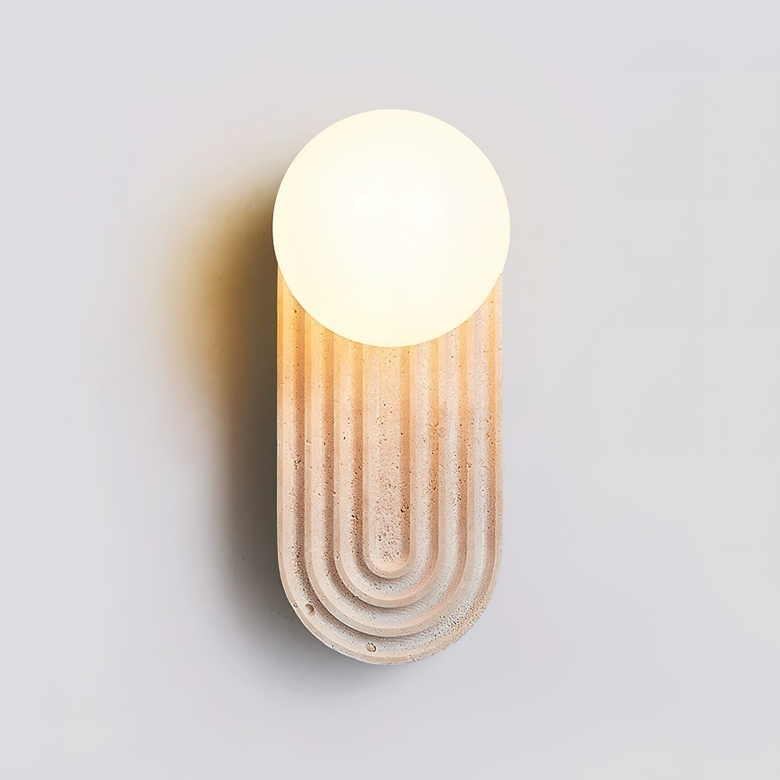 Pebivo Travertine Wall Lamp - Neutralighting