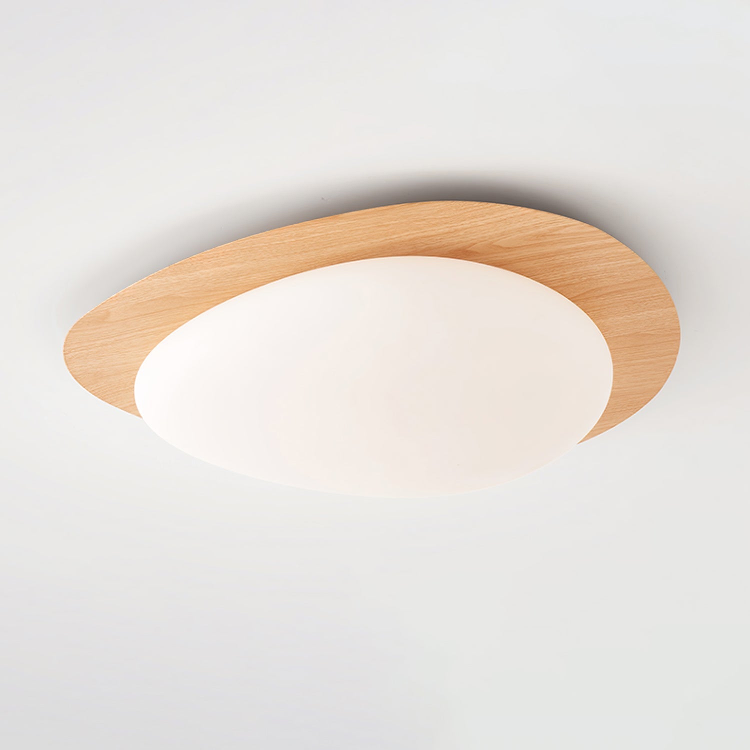 Quisti Pebble Walnut Ceiling Light - Neutralighting