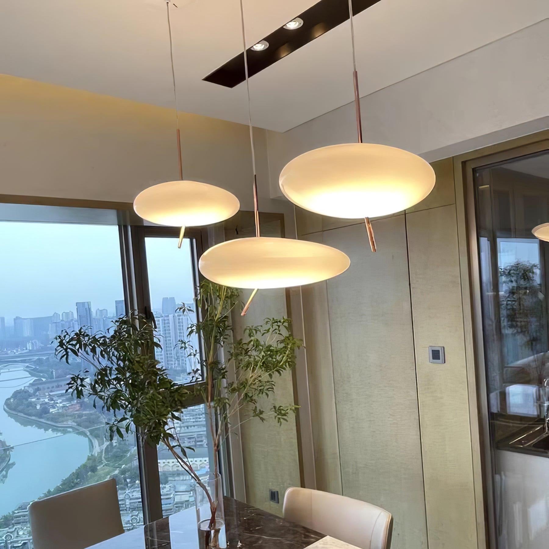 Oneli Rose Gold Pebble Pendant Light - Neutralighting