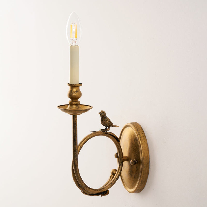 Amelo Vintage Bird Indoor Wall Sconce - Neutralighting