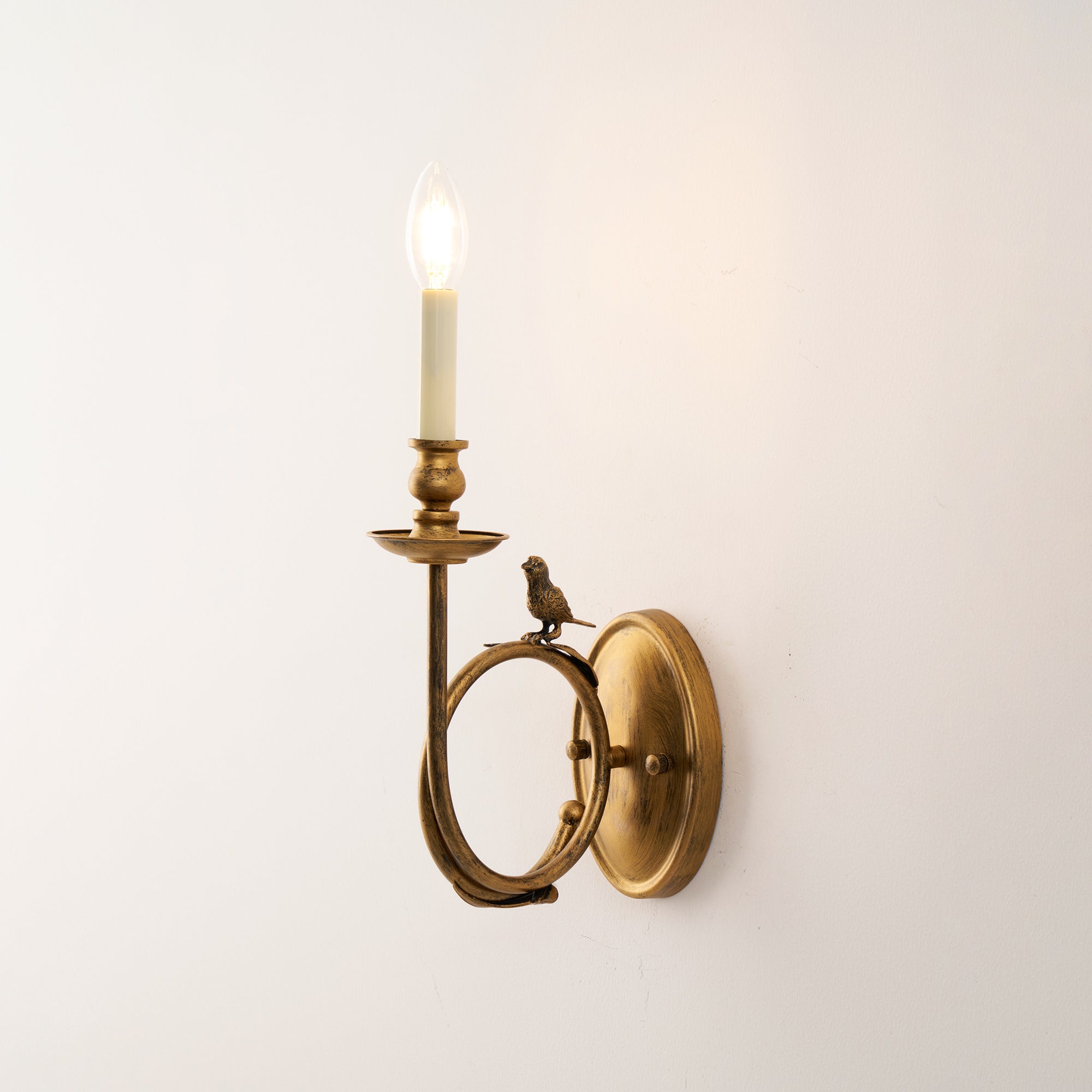 Amelo Vintage Bird Indoor Wall Sconce - Neutralighting