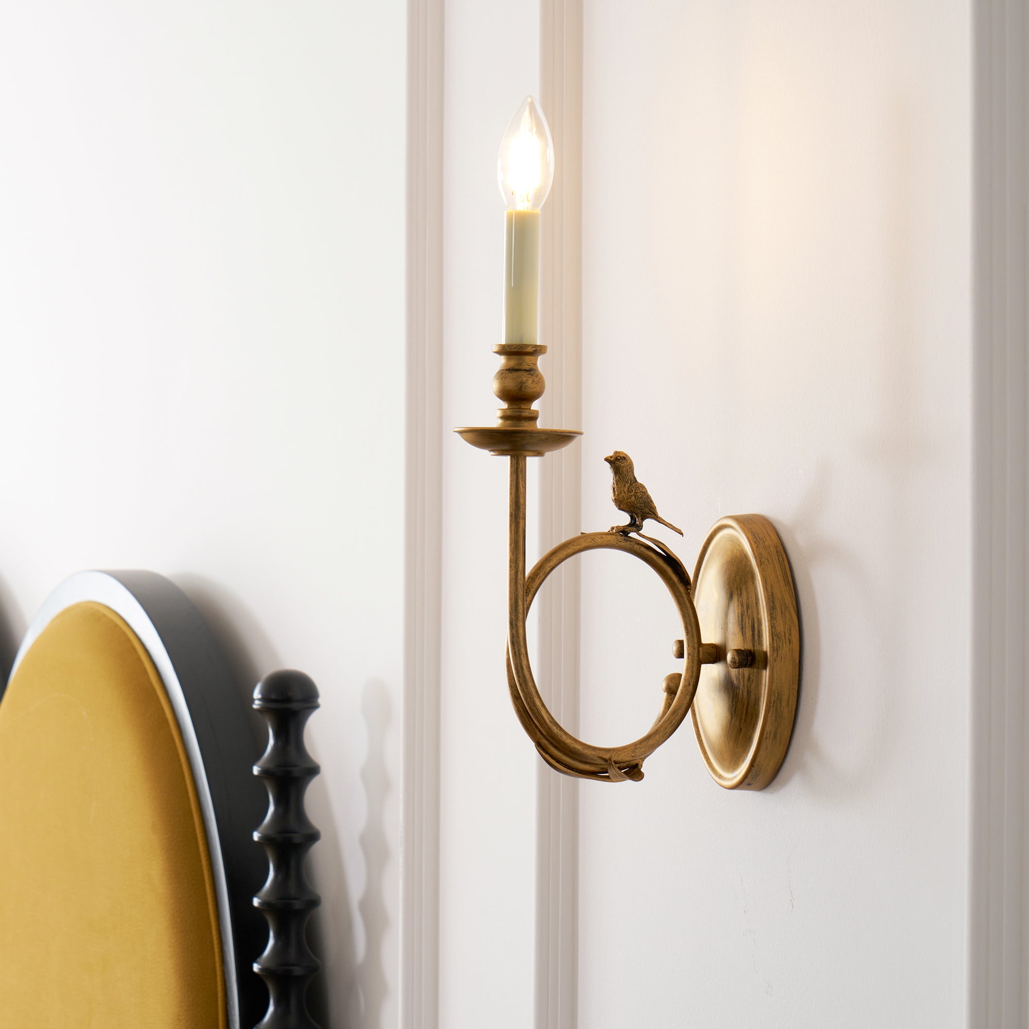 Amelo Vintage Bird Indoor Wall Sconce - Neutralighting