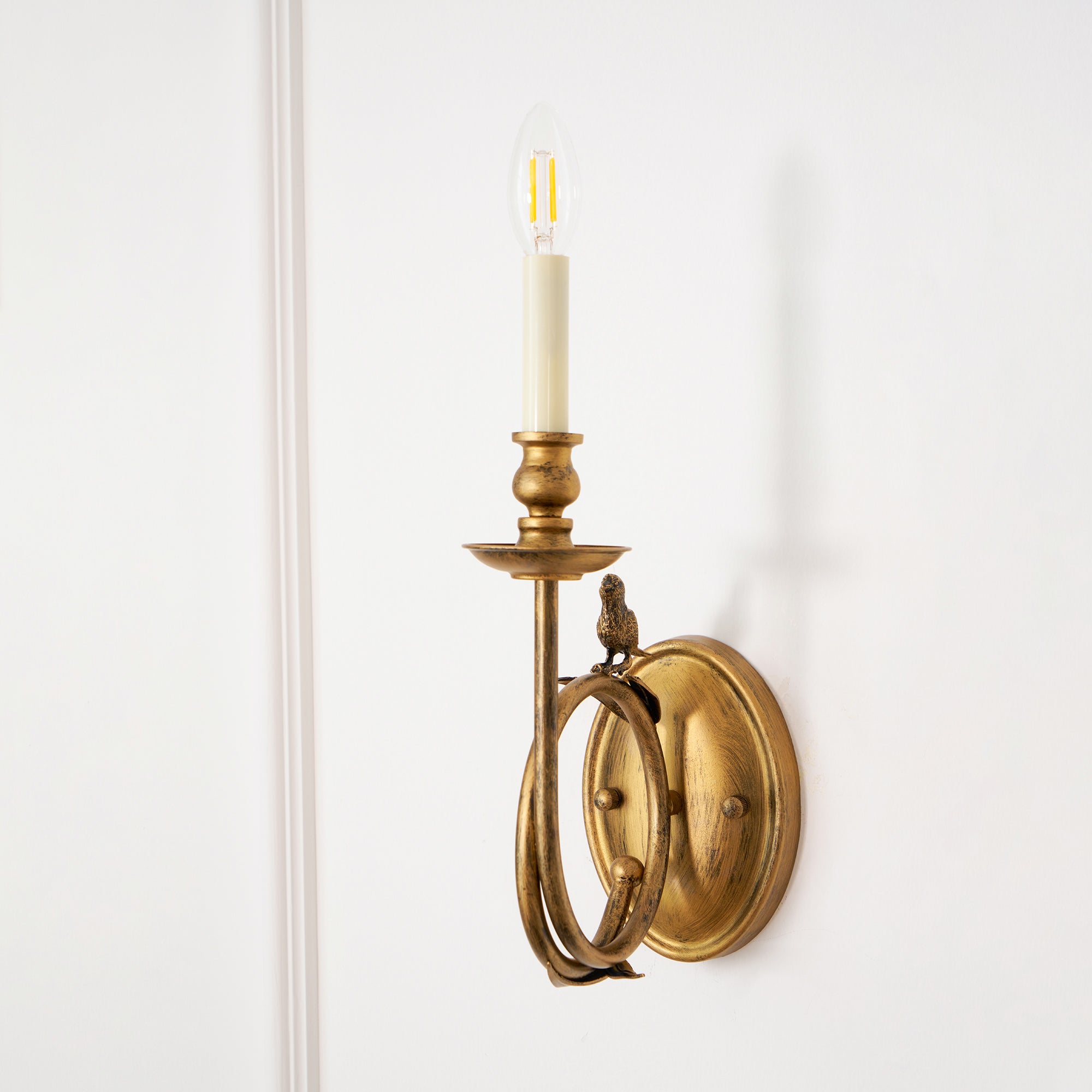 Amelo Vintage Bird Indoor Wall Sconce - Neutralighting