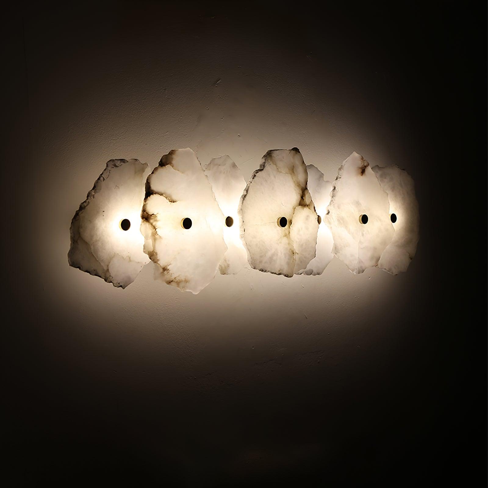 Cevra Alabaster Flower Wall Lamp - Neutralighting