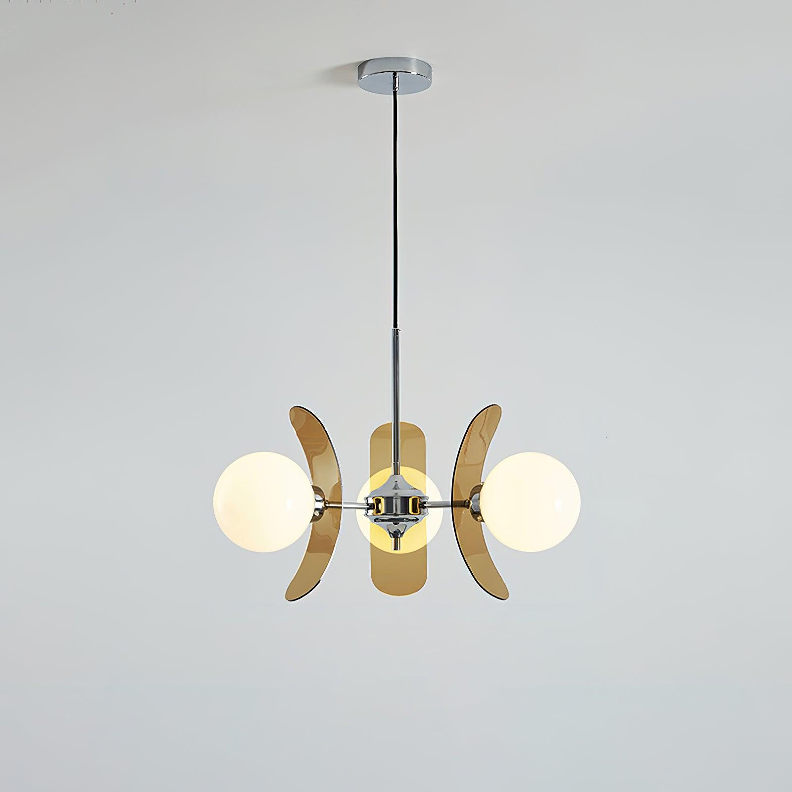 Ulano Chandelier Brown &Orange - Neutralighting