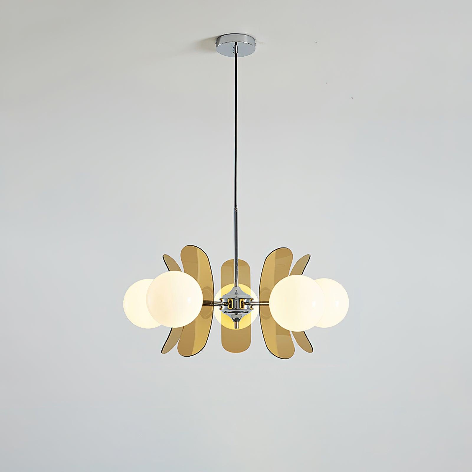 Ulano Chandelier Brown &Orange - Neutralighting