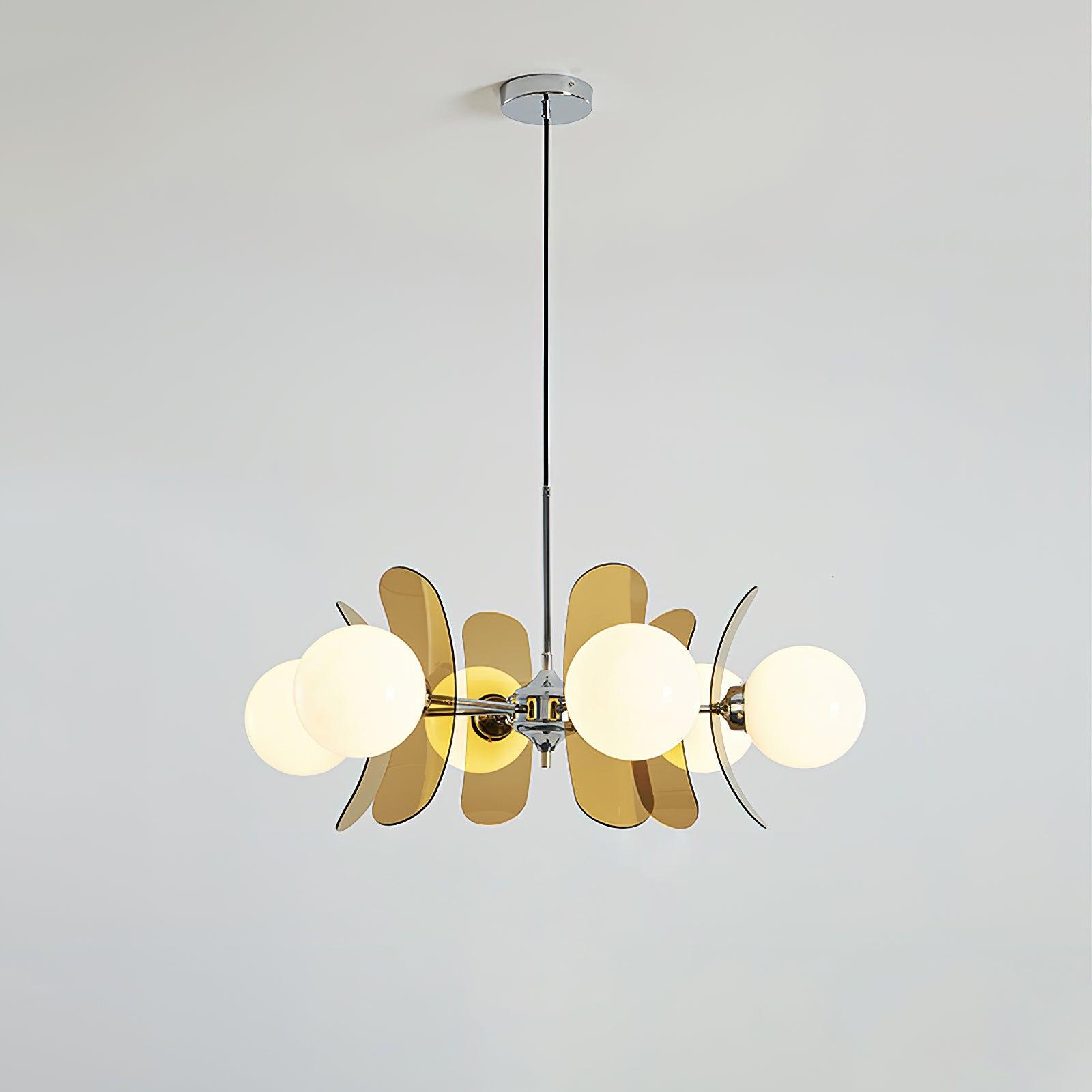 Ulano Chandelier Brown &Orange - Neutralighting