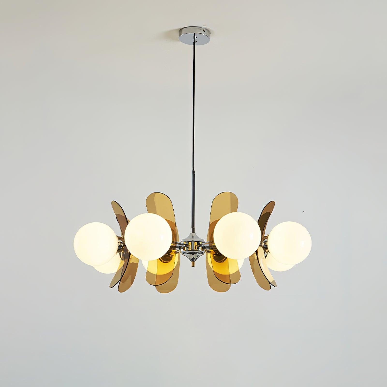 Ulano Chandelier Brown &Orange - Neutralighting