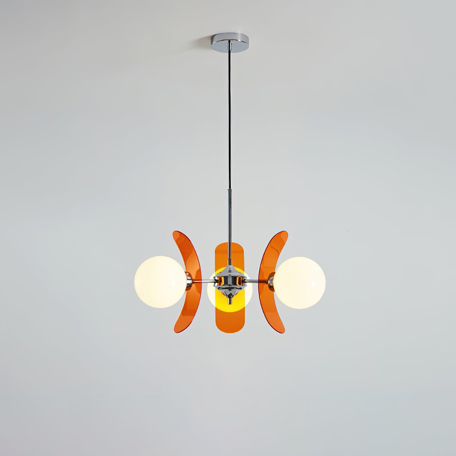 Ulano Chandelier Brown &Orange - Neutralighting