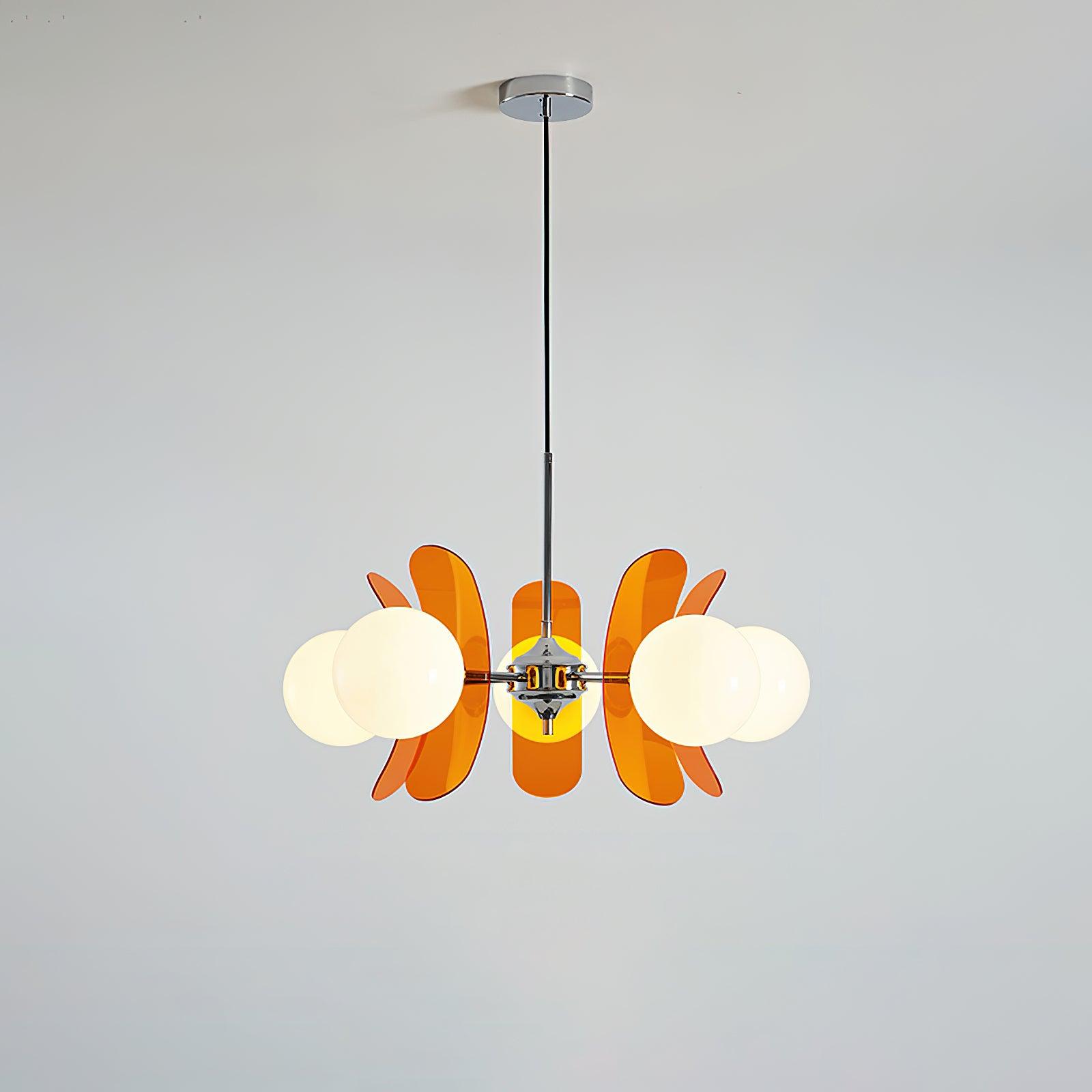 Ulano Chandelier Brown &Orange - Neutralighting