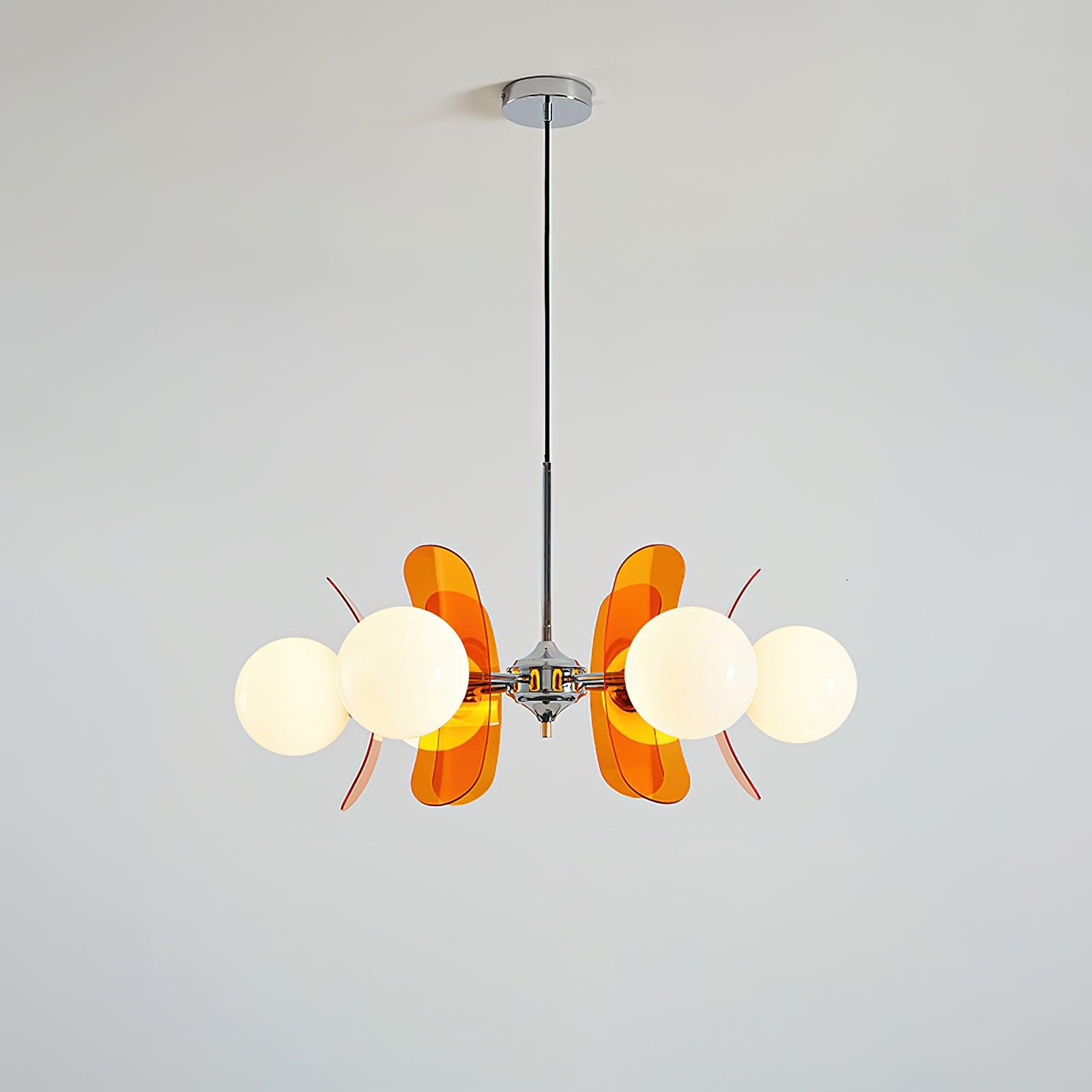 Ulano Chandelier Brown &Orange - Neutralighting