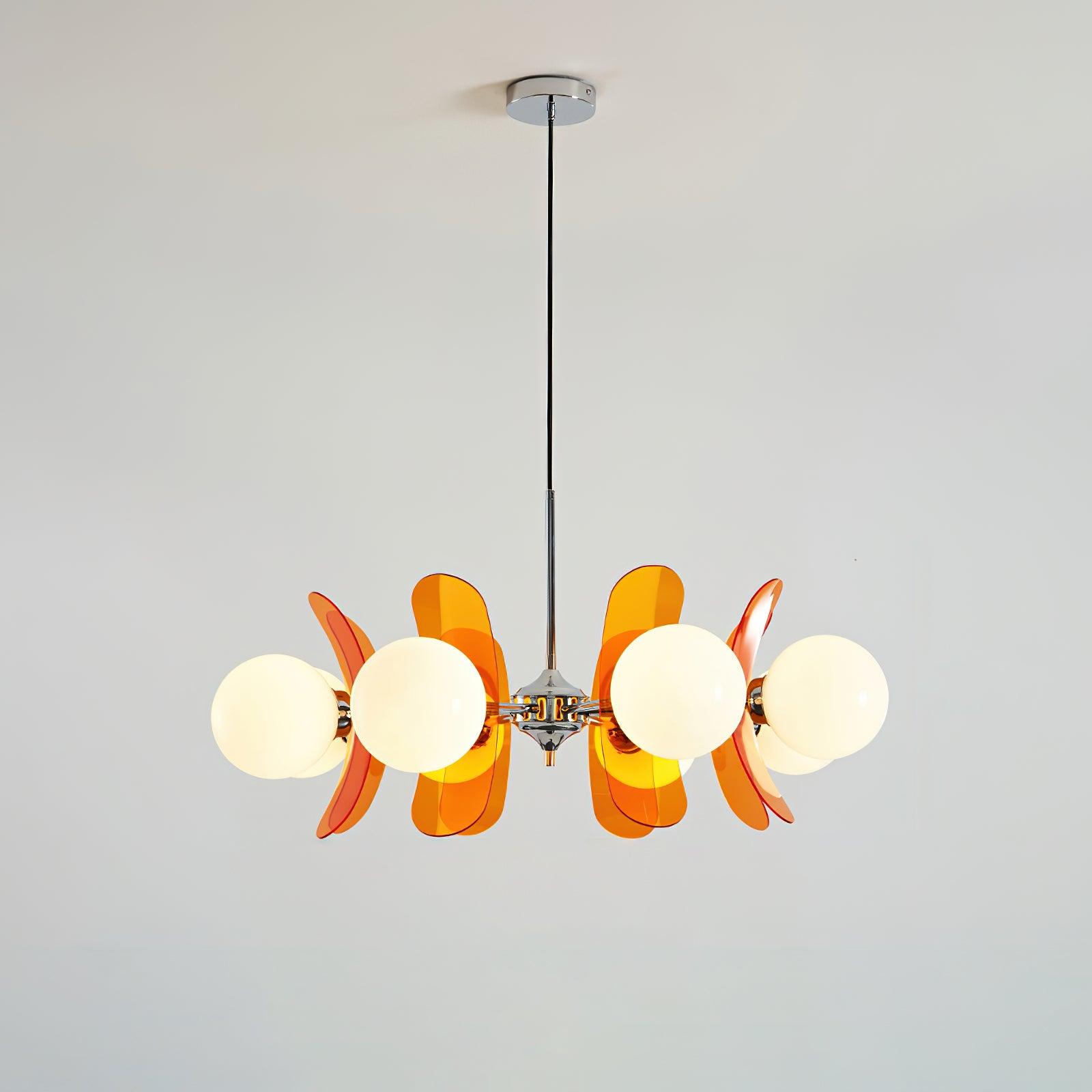 Ulano Chandelier Brown &Orange - Neutralighting