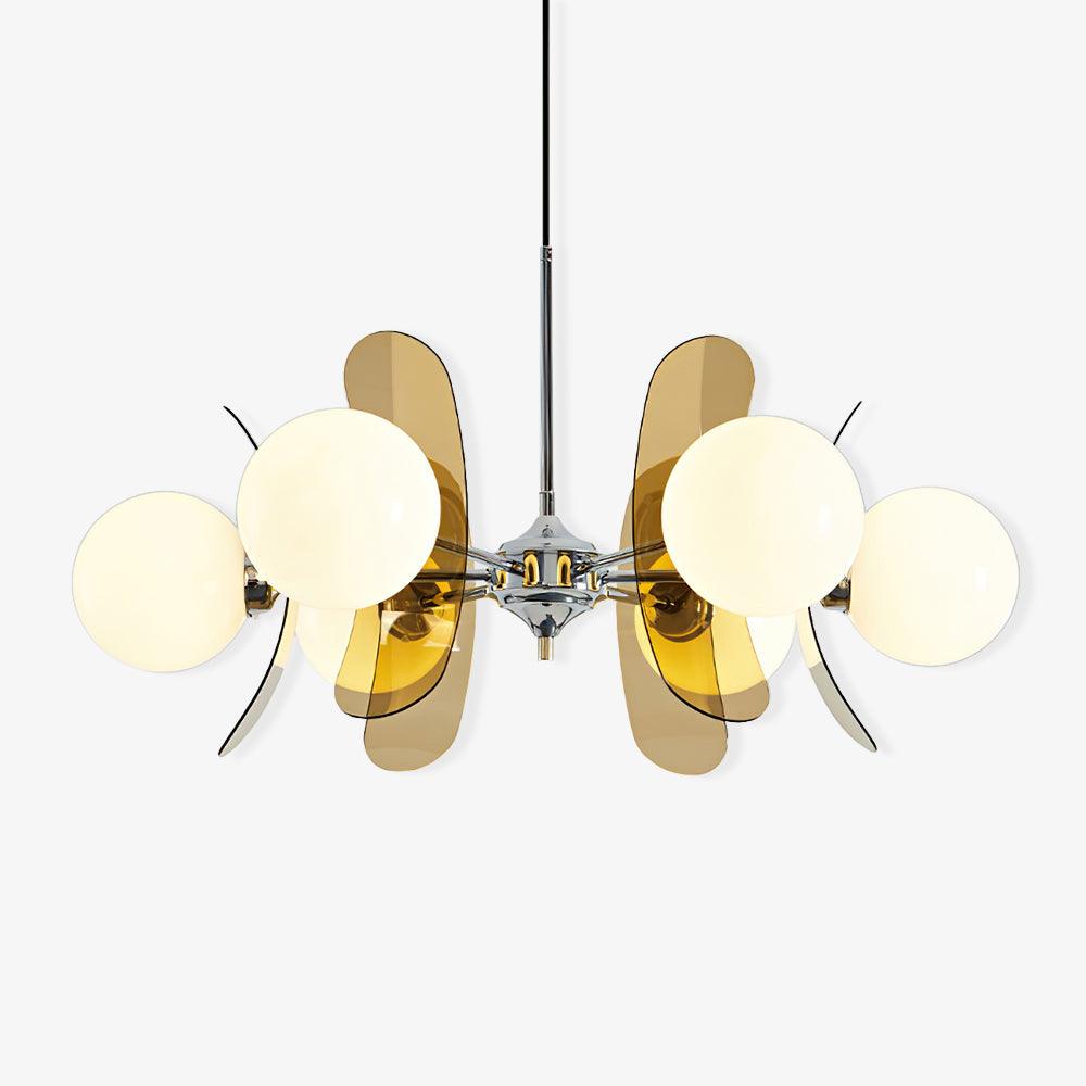 Ulano Chandelier Brown &Orange - Neutralighting
