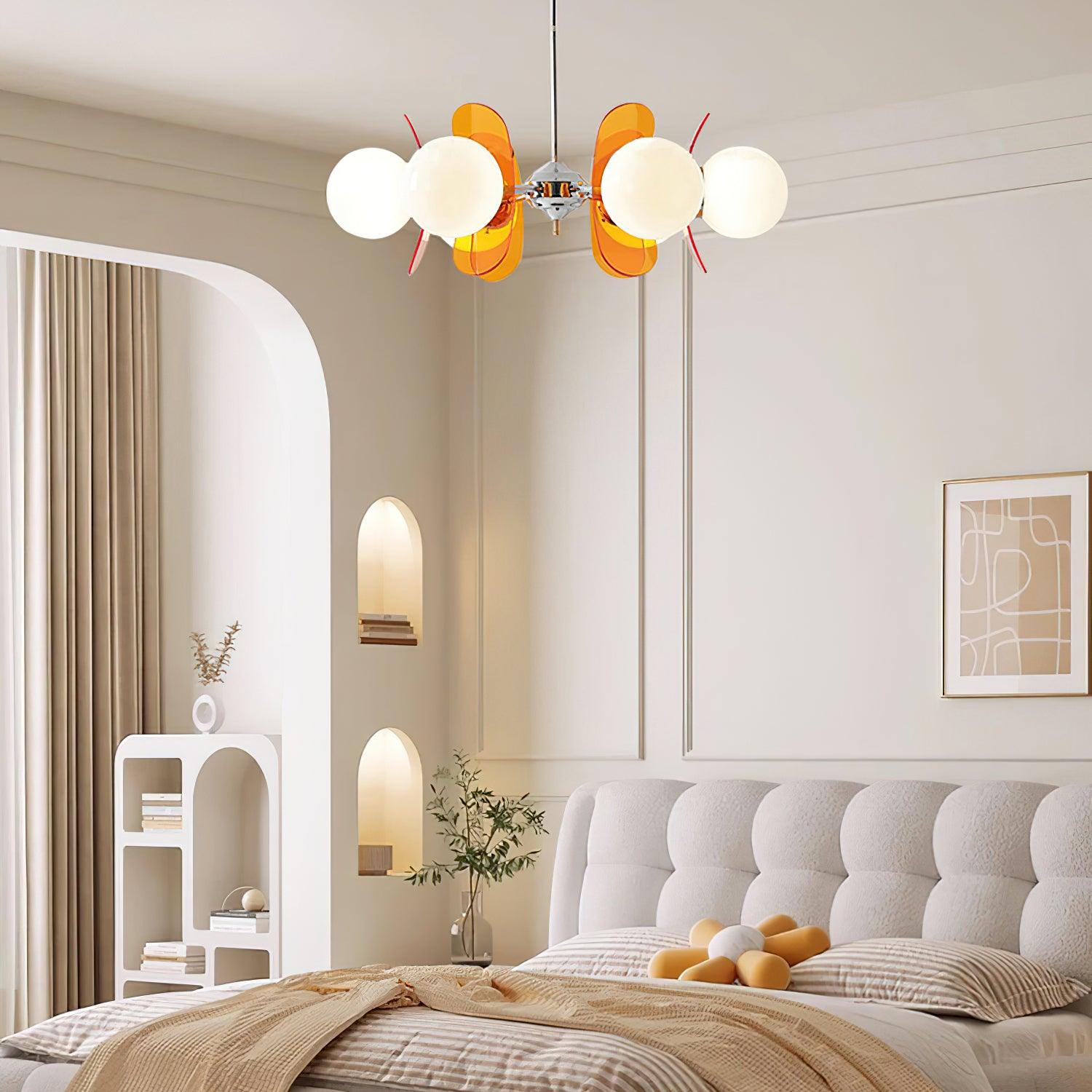 Ulano Chandelier Brown &Orange - Neutralighting