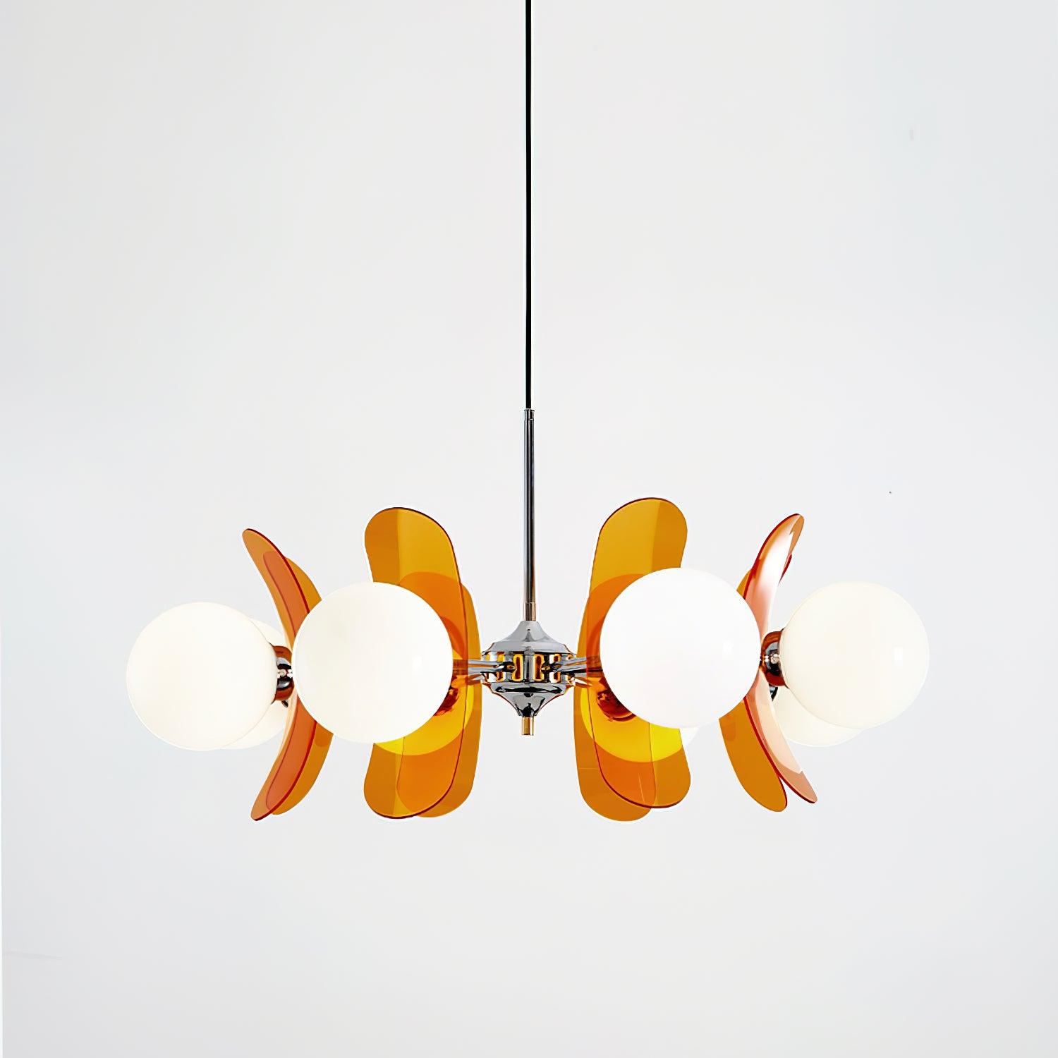 Ulano Chandelier Brown &Orange - Neutralighting