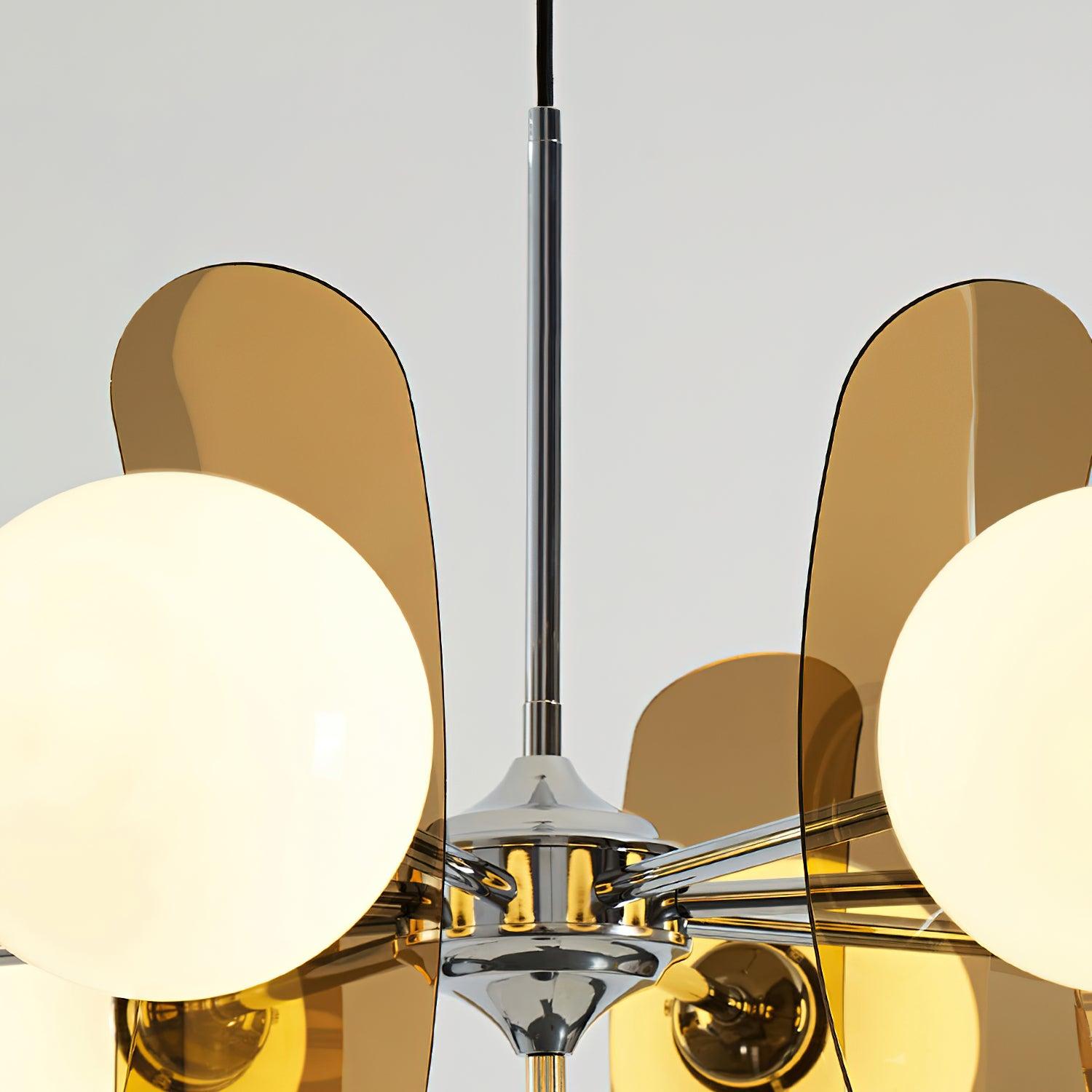 Ulano Chandelier Brown &Orange - Neutralighting