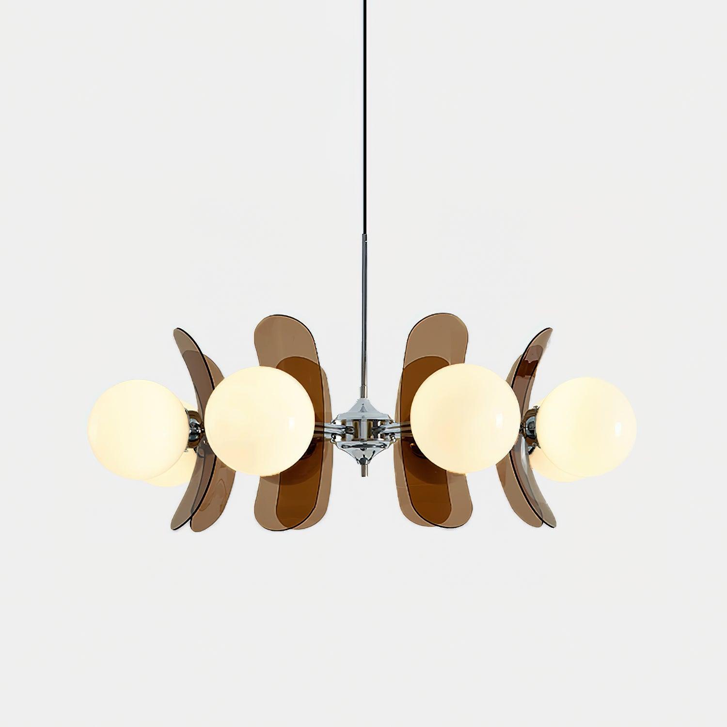 Ulano Chandelier Brown &Orange - Neutralighting