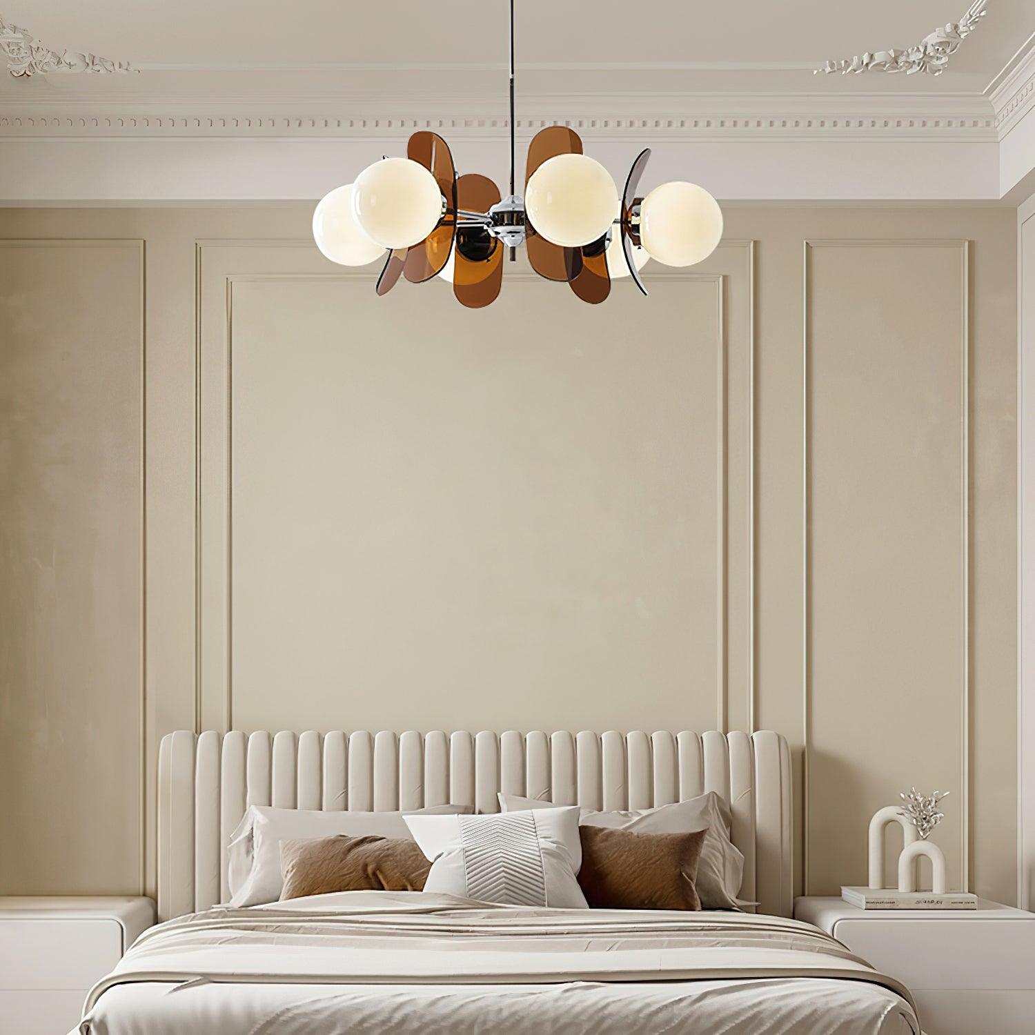 Ulano Chandelier Brown &Orange - Neutralighting