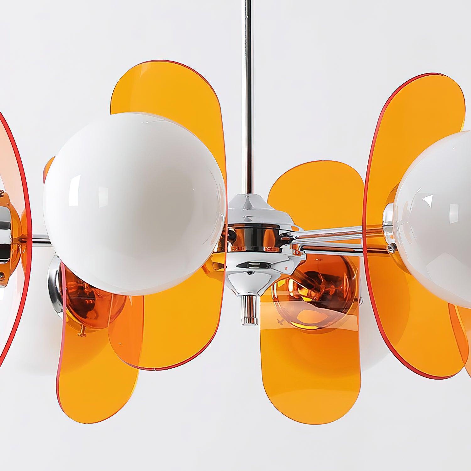 Ulano Chandelier Brown &Orange - Neutralighting