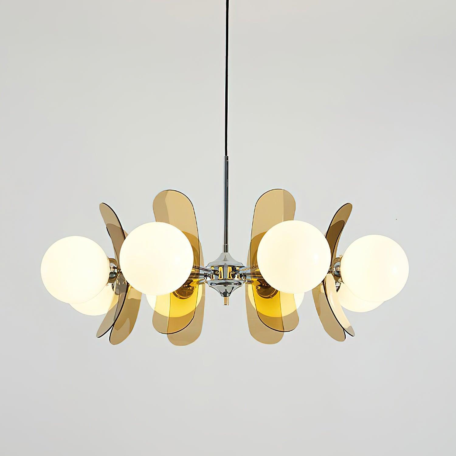 Ulano Chandelier Brown &Orange - Neutralighting