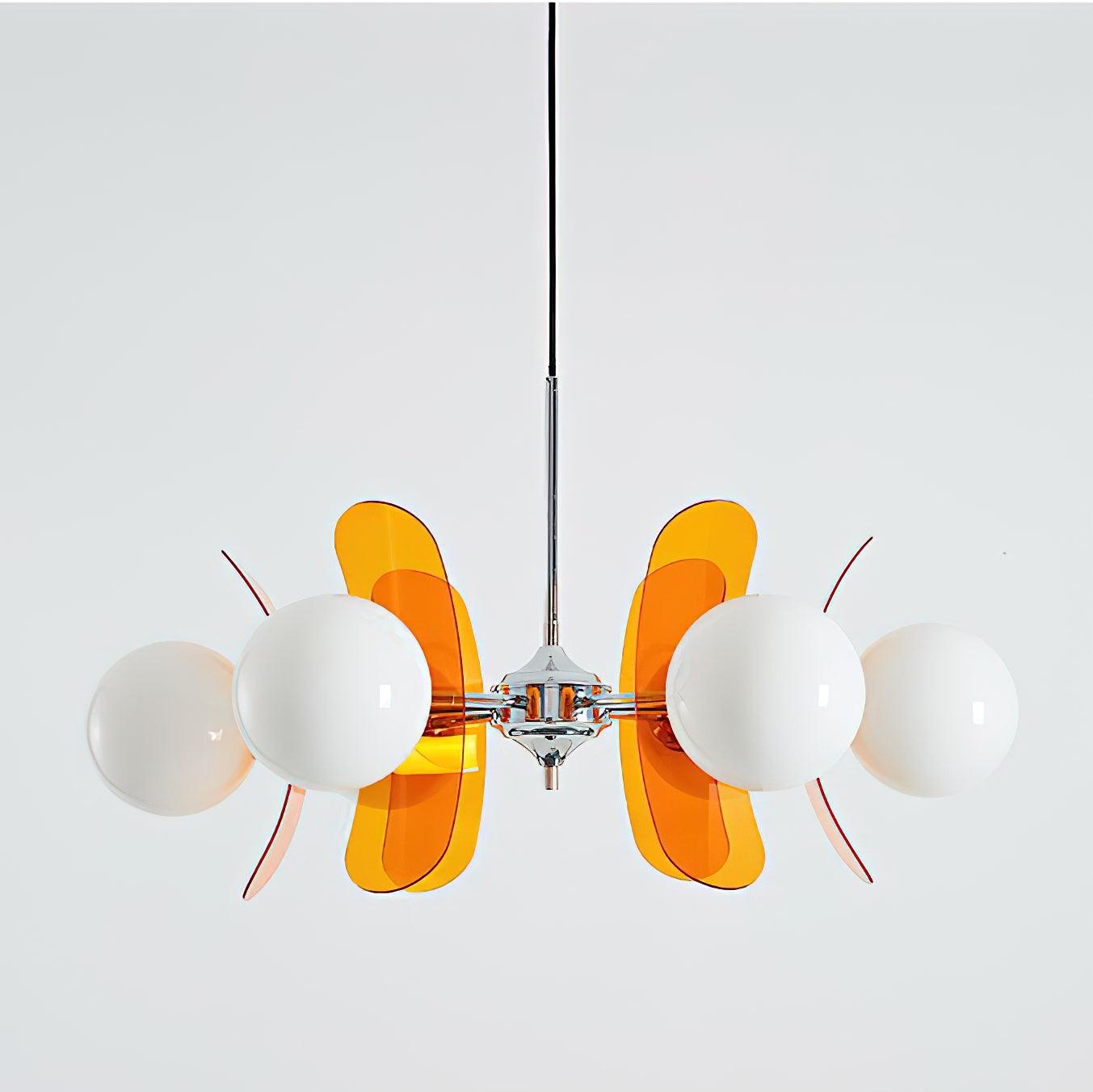 Ulano Chandelier Brown &Orange - Neutralighting
