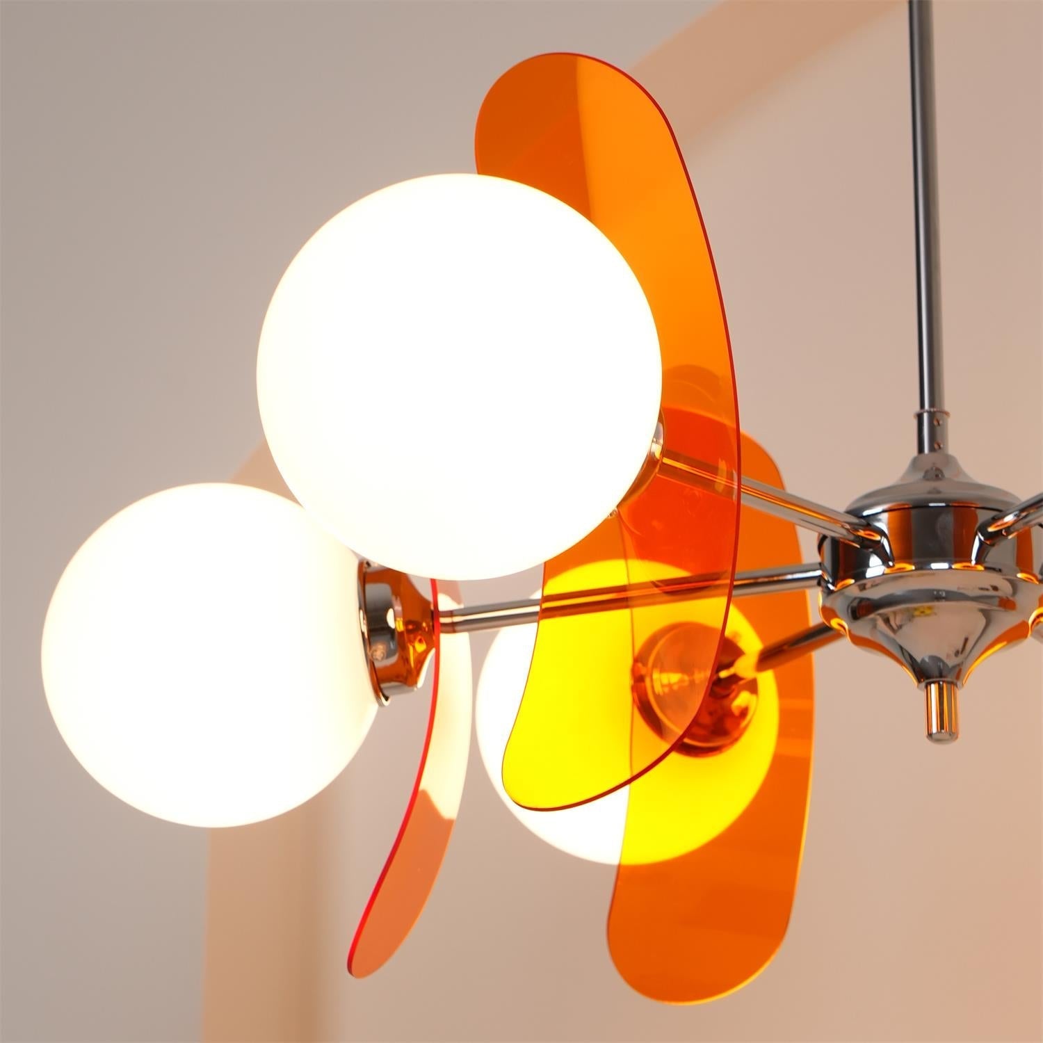 Ulano Chandelier Brown &Orange - Neutralighting