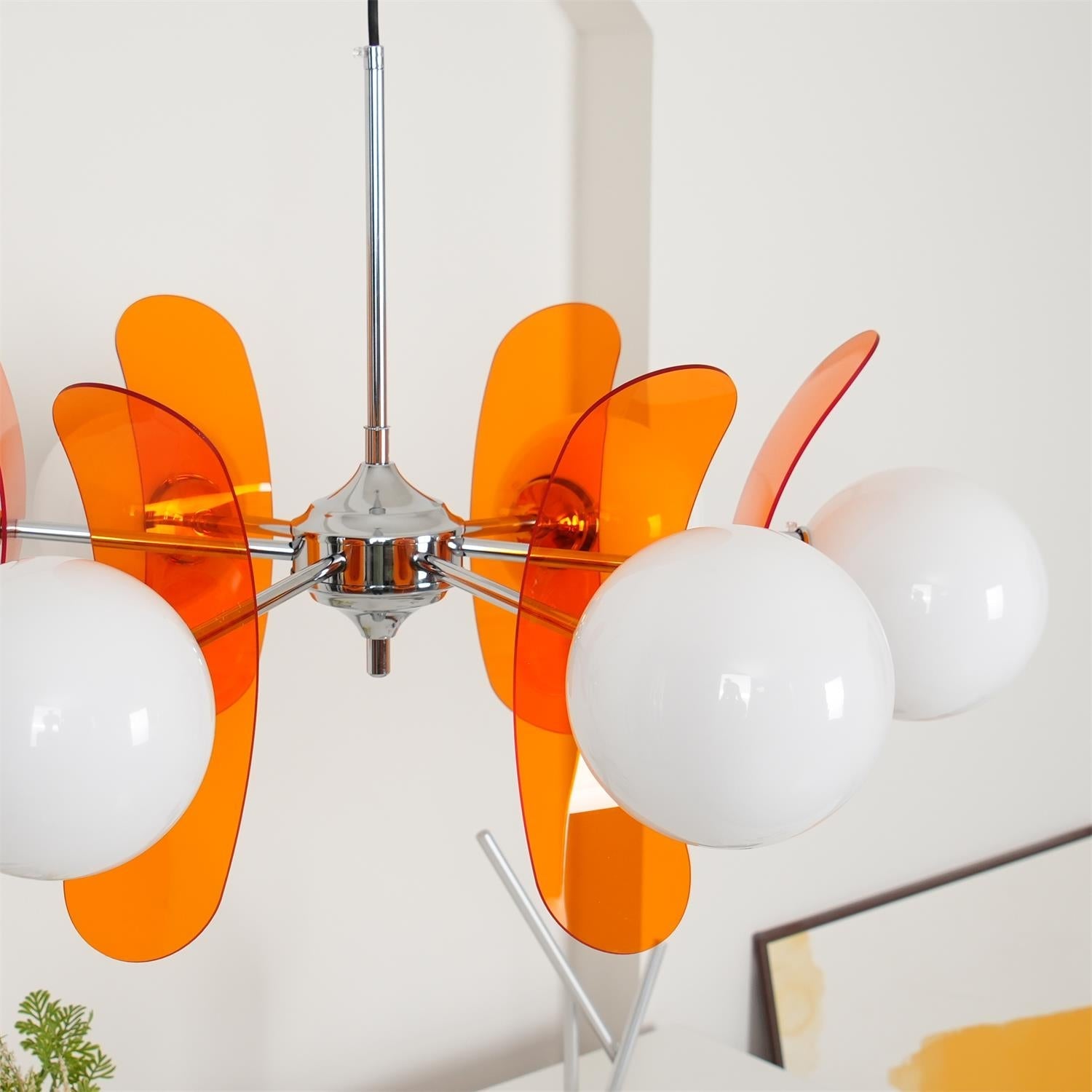 Ulano Chandelier Brown &Orange - Neutralighting