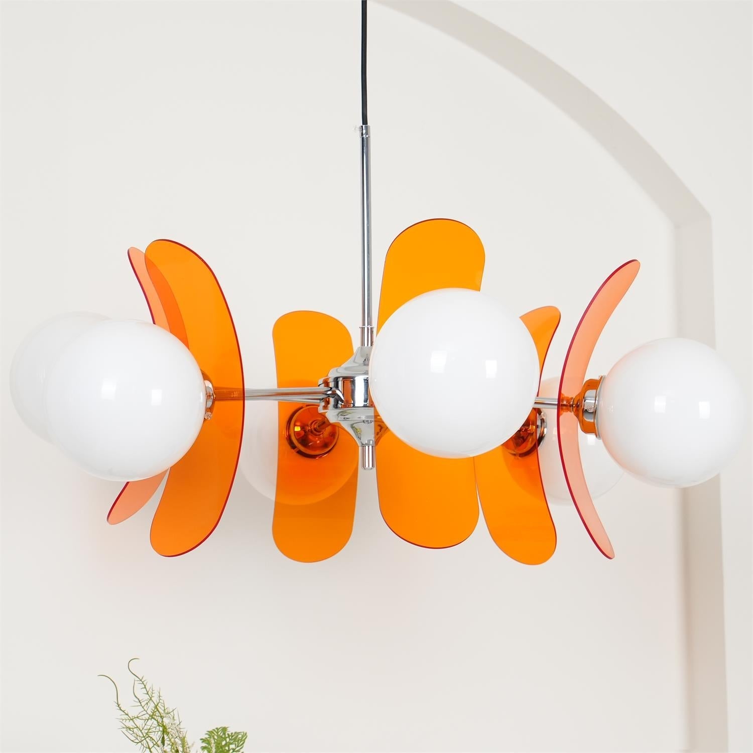 Ulano Chandelier Brown &Orange - Neutralighting