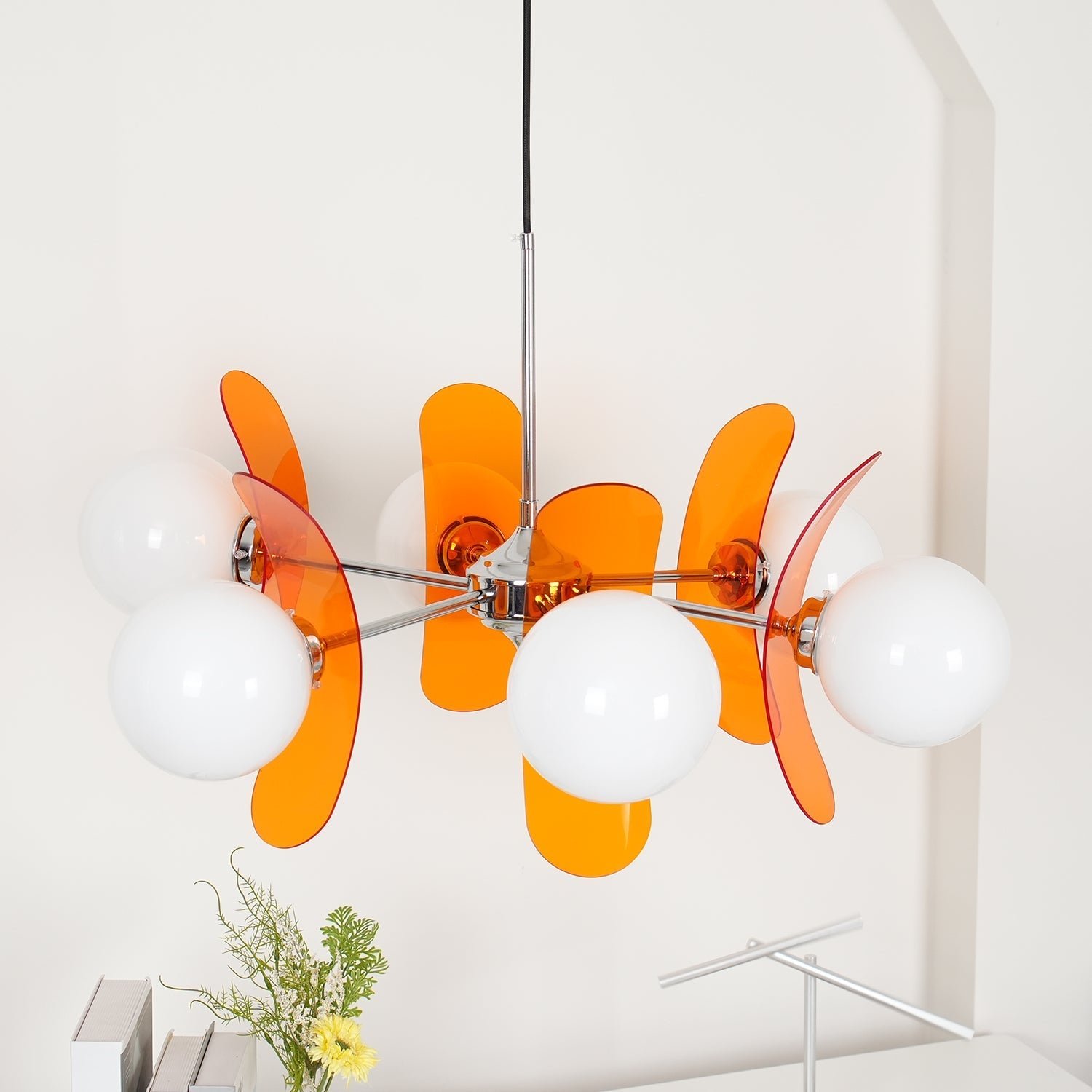 Ulano Chandelier Brown &Orange - Neutralighting