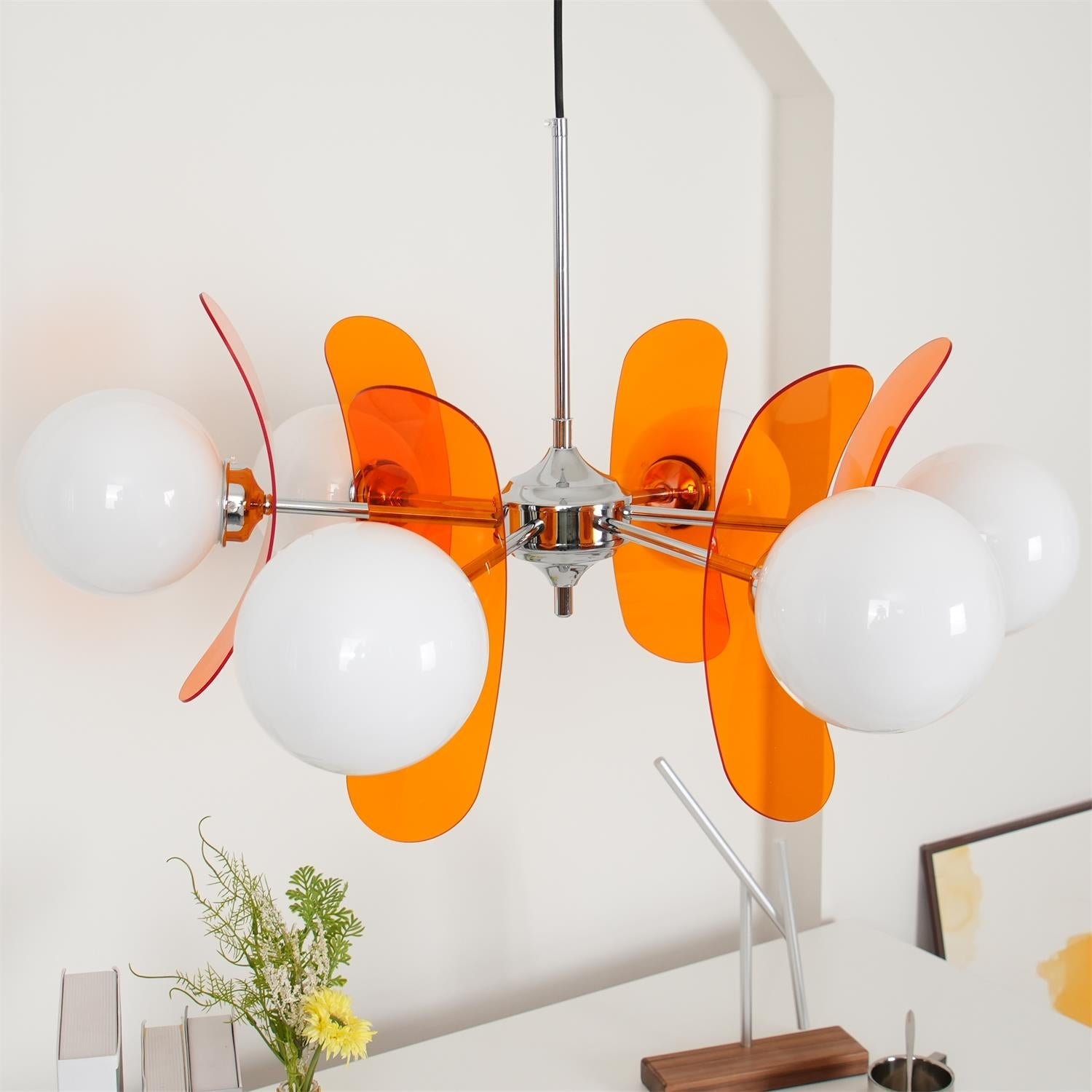 Ulano Chandelier Brown &Orange - Neutralighting