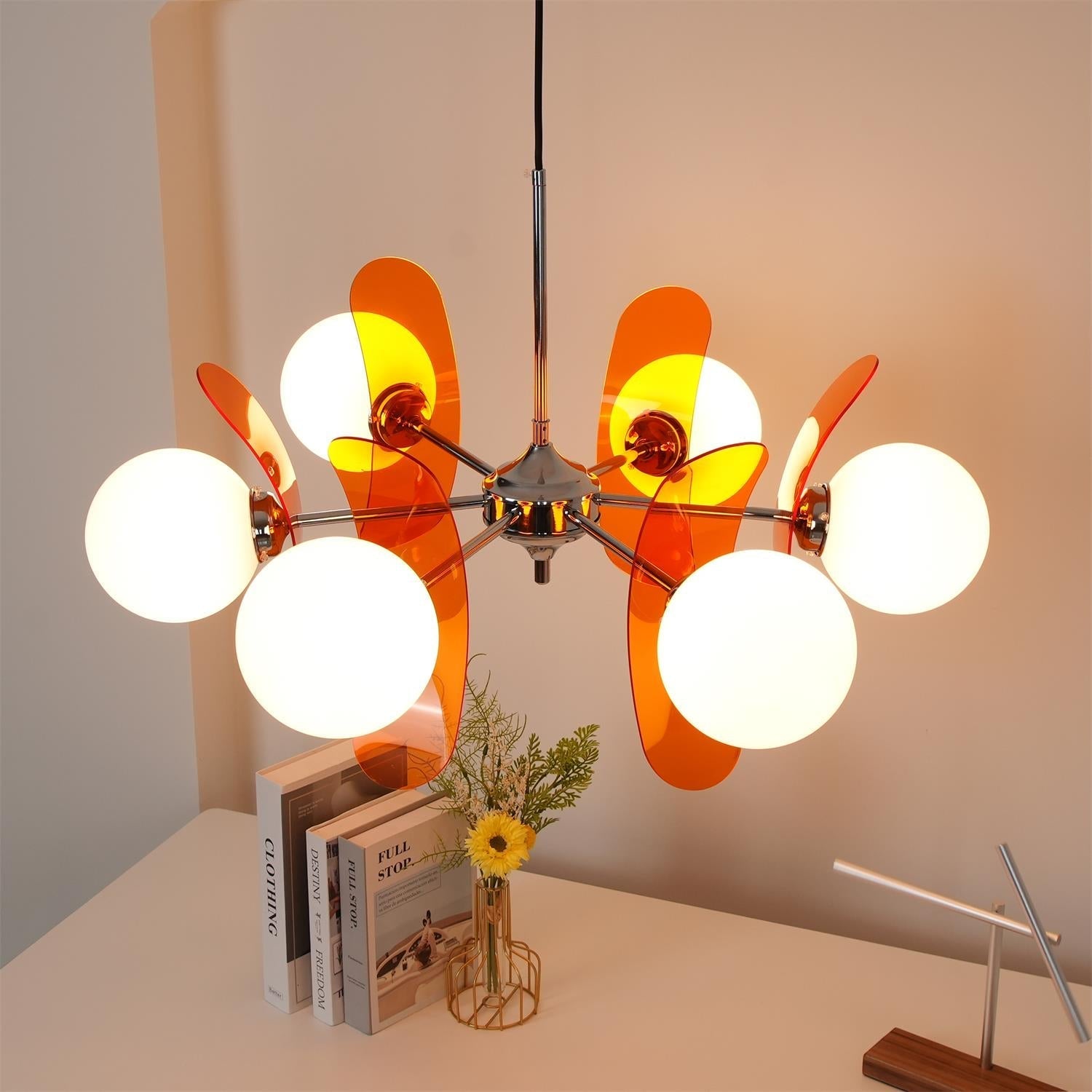 Ulano Chandelier Brown &Orange - Neutralighting