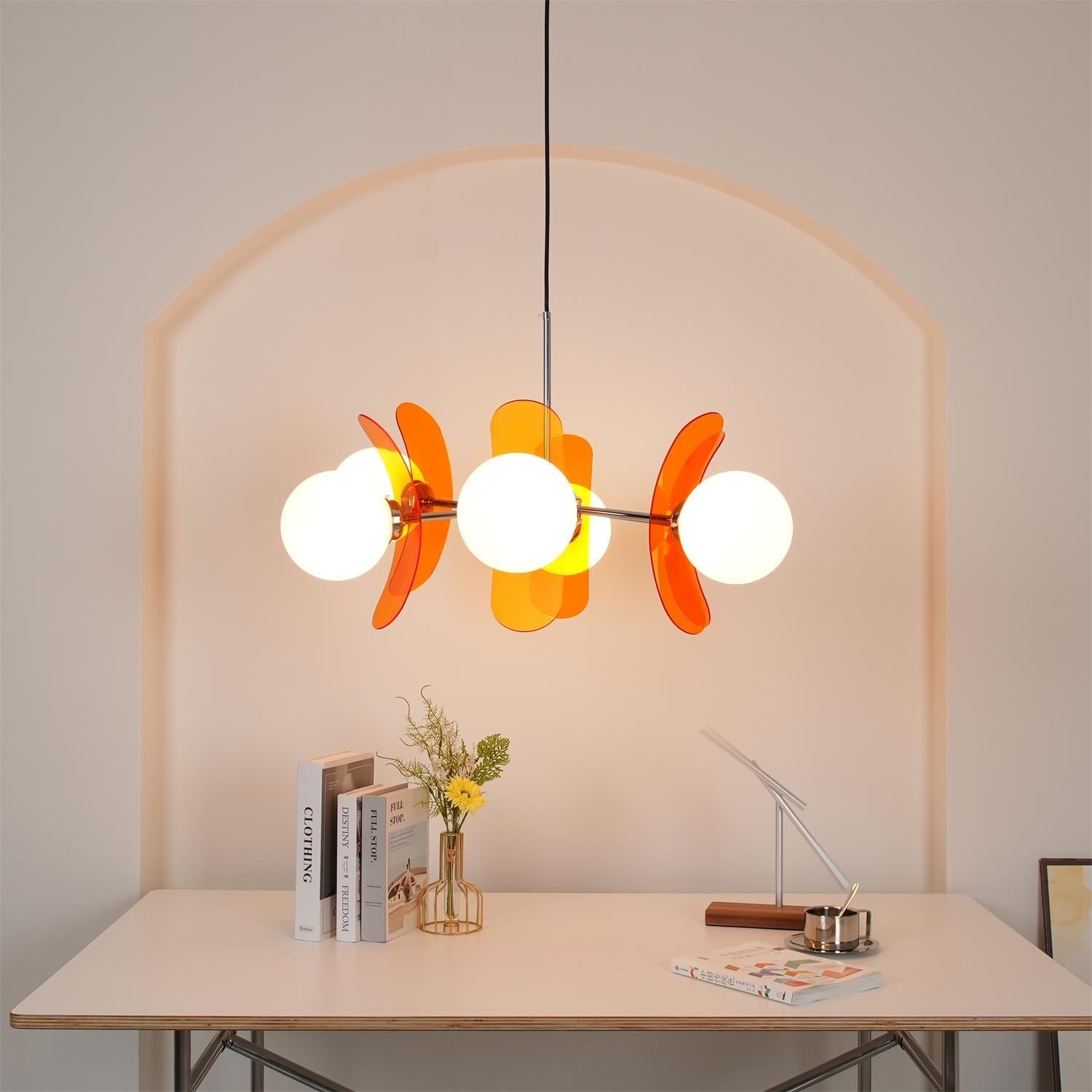 Ulano Chandelier Brown &Orange - Neutralighting