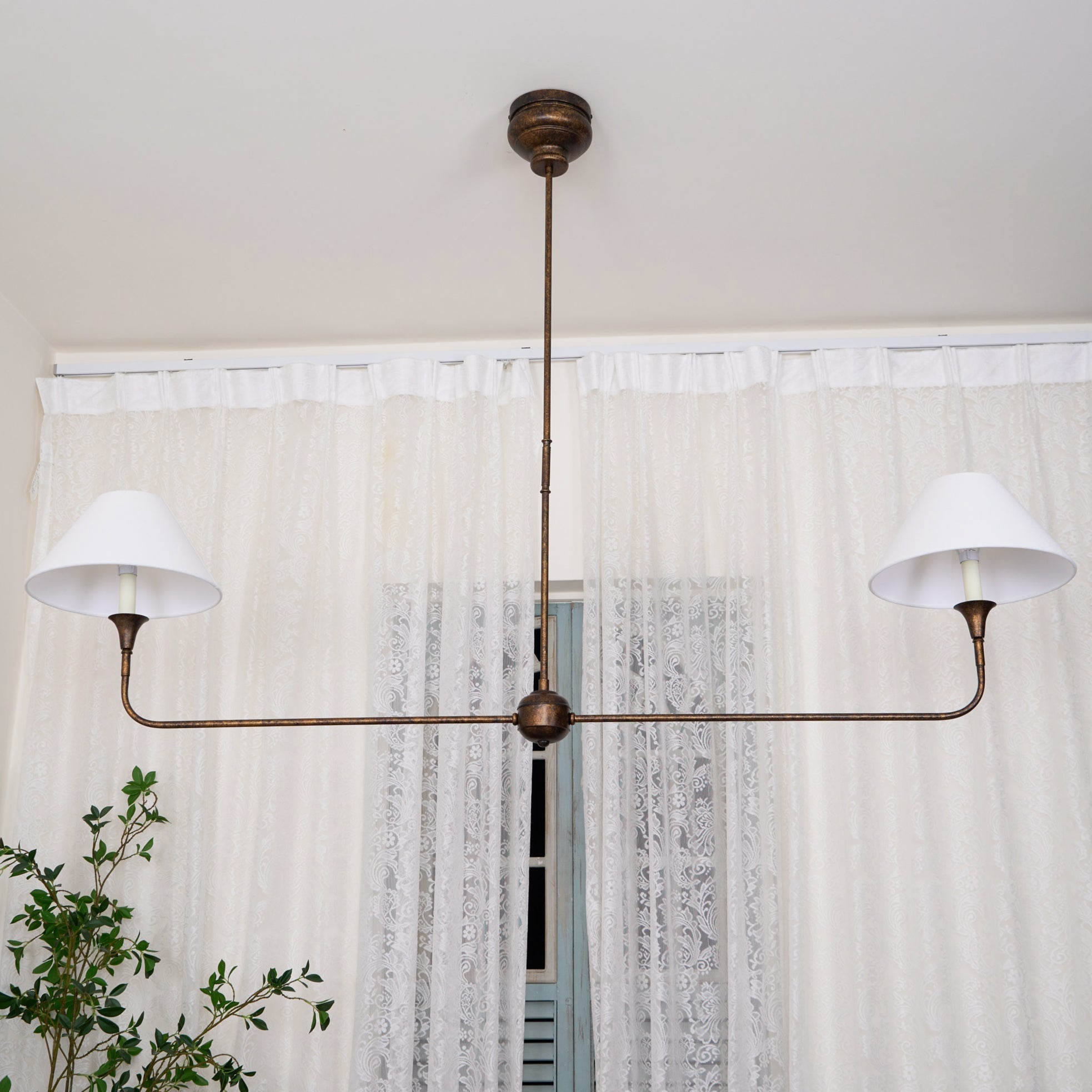 Norli Modern Linear LED Chandelier Metal Living Room Bedroom - Neutralighting