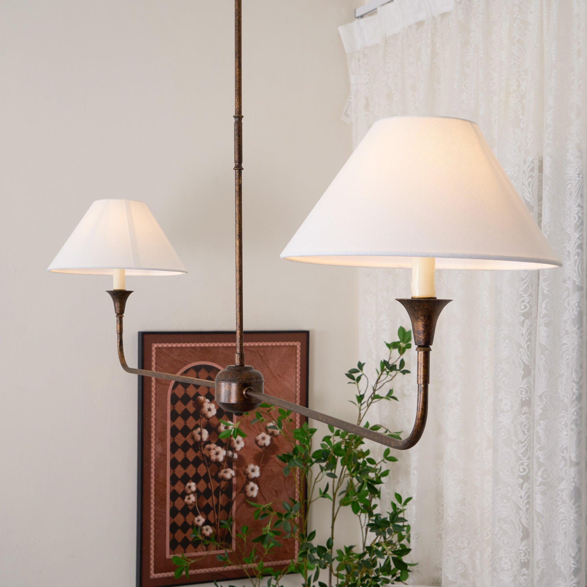 Norli Modern Linear LED Chandelier Metal Living Room Bedroom - Neutralighting