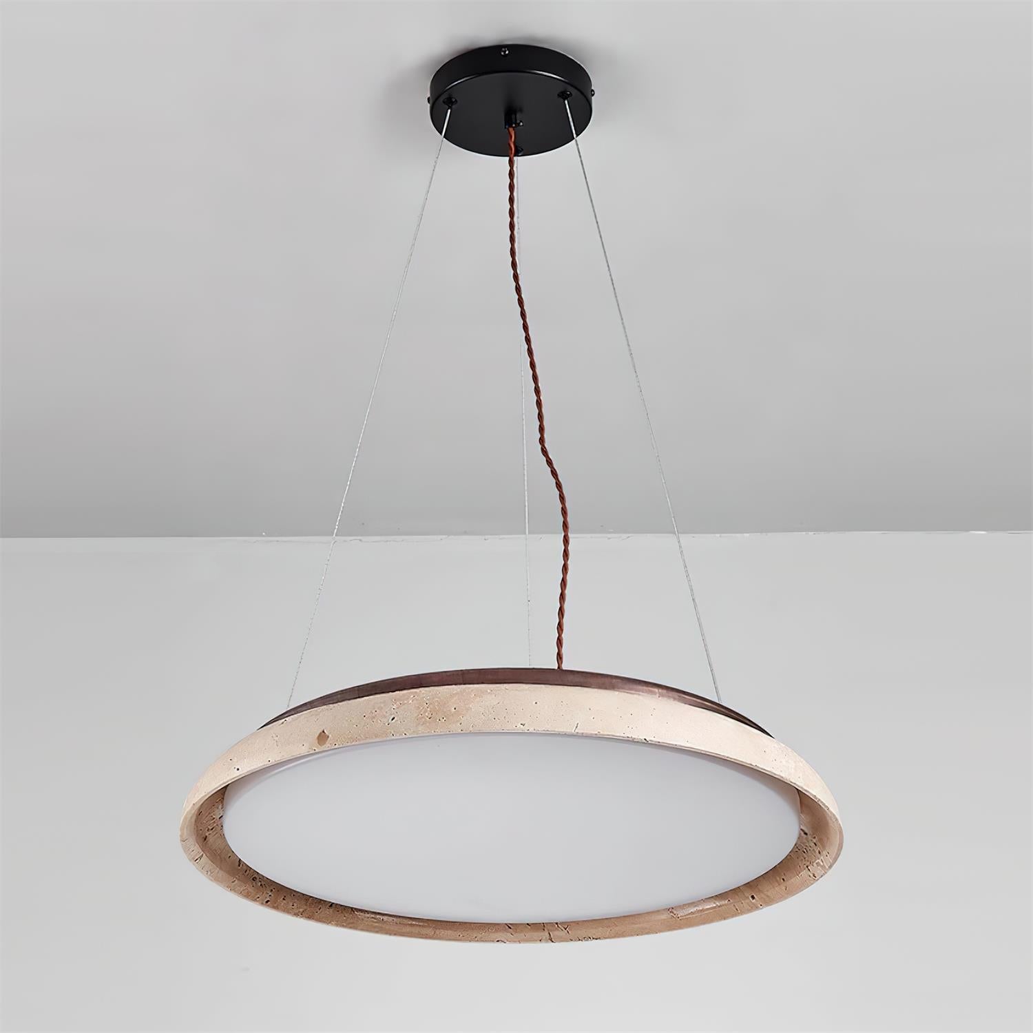 Ritta Piedra Travertine Pendant Light - Neutralighting