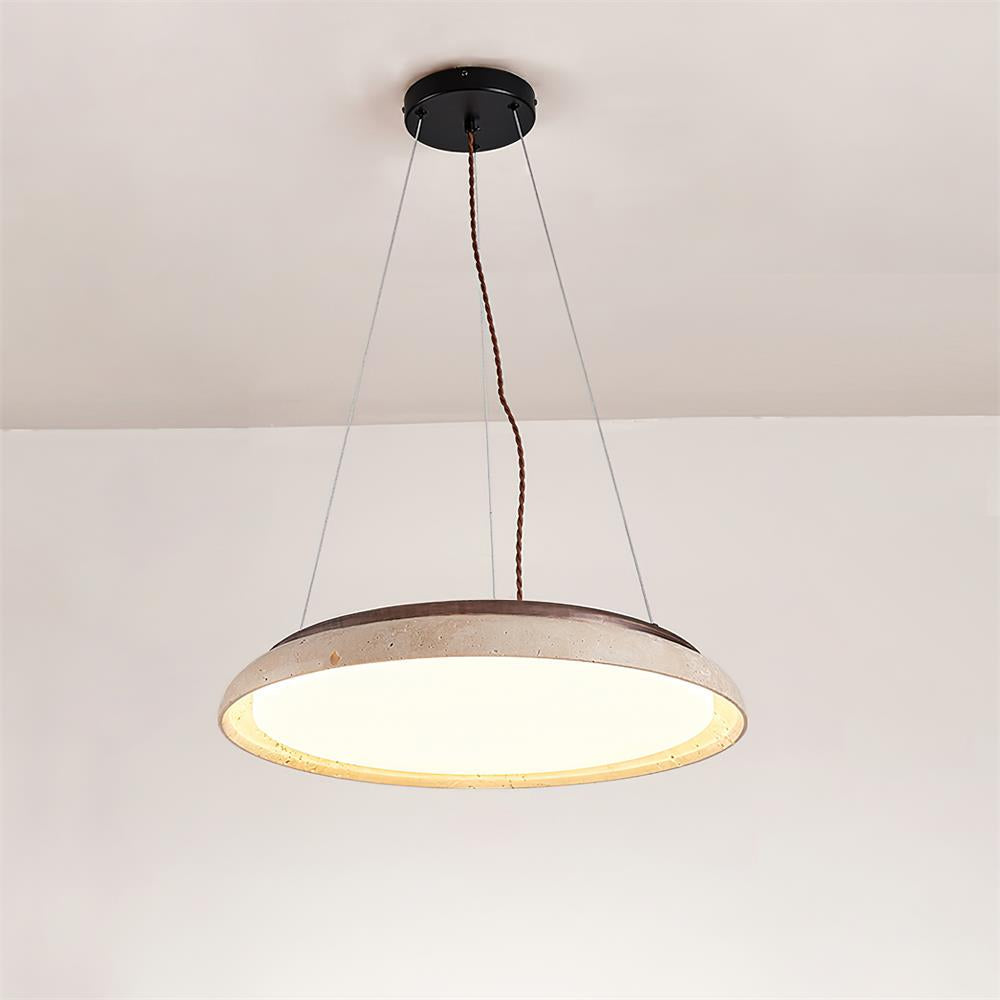 Ritta Piedra Travertine Pendant Light - Neutralighting